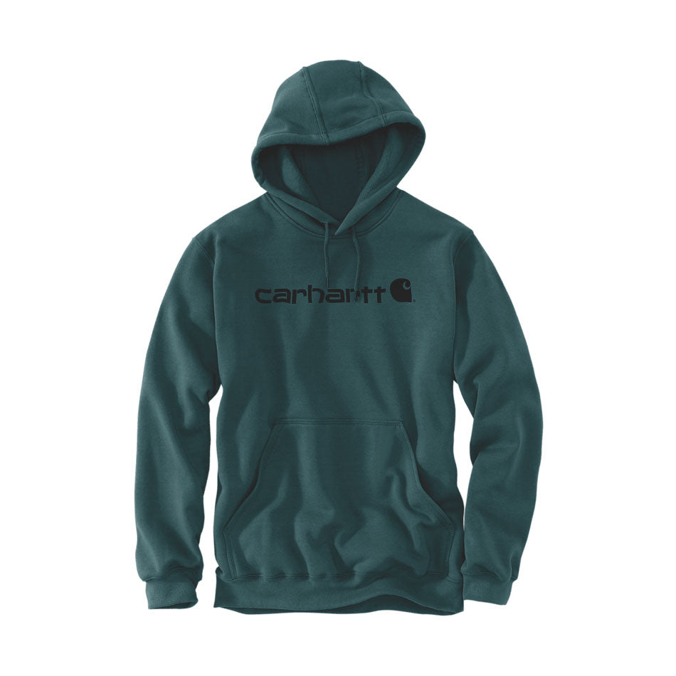 SIGNATURE LOGO MIDWEIGHT HOODIE Greenstone