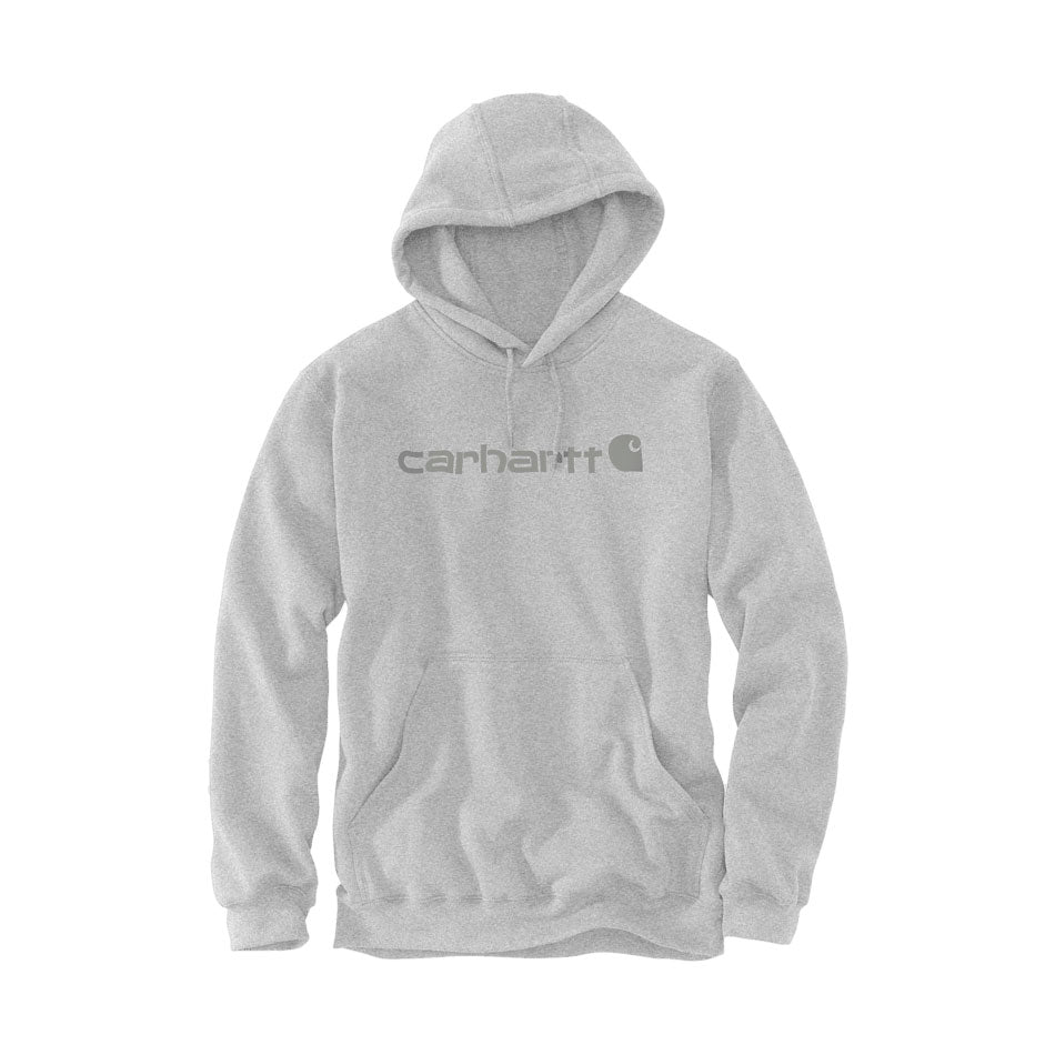 SIGNATURE LOGO MIDWEIGHT HOODIE Heather Gray/Gray