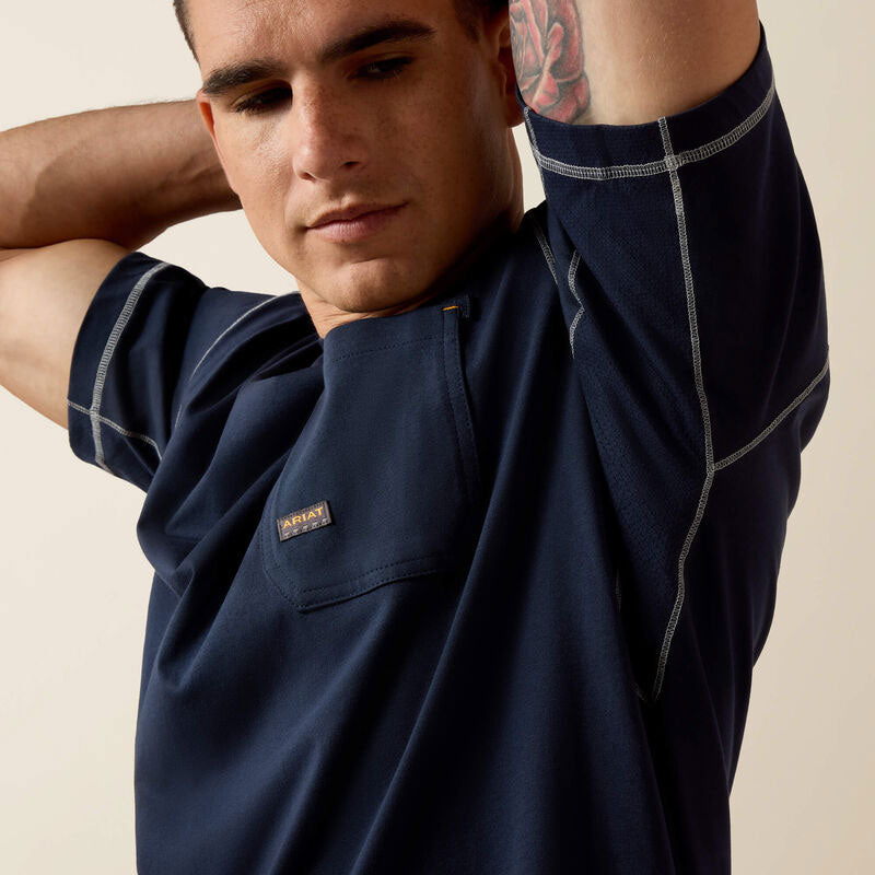 REBAR WORKMAN T-SHIRT Navy