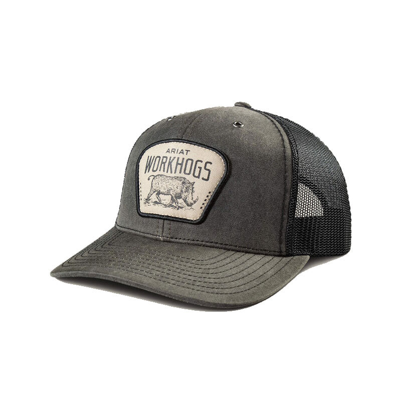 WORKHOG PATCH SNAPBACK CAP Grey