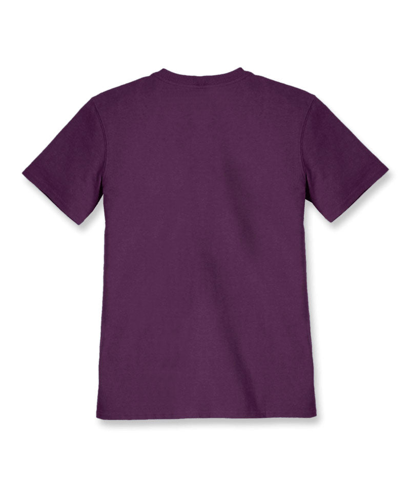 Women's POCKET T-SHIRT Eggplant