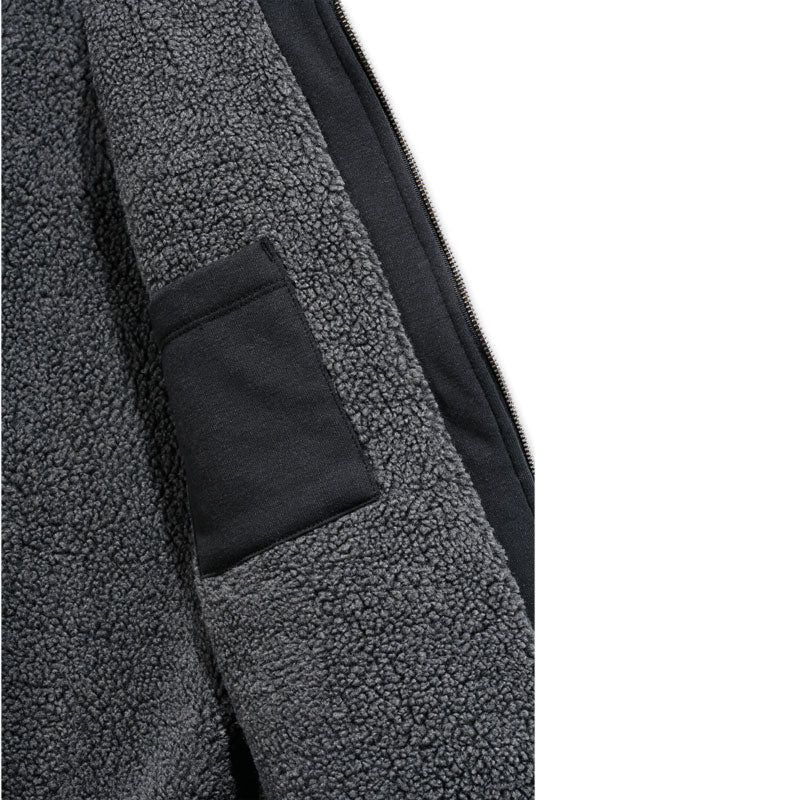 RAIN DEFENDER SHERPA-LINED FULL-ZIP Black