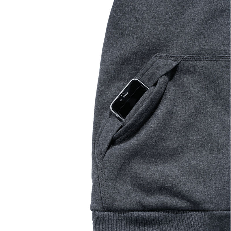 RAIN DEFENDER SHERPA-LINED FULL-ZIP Carbon Heather