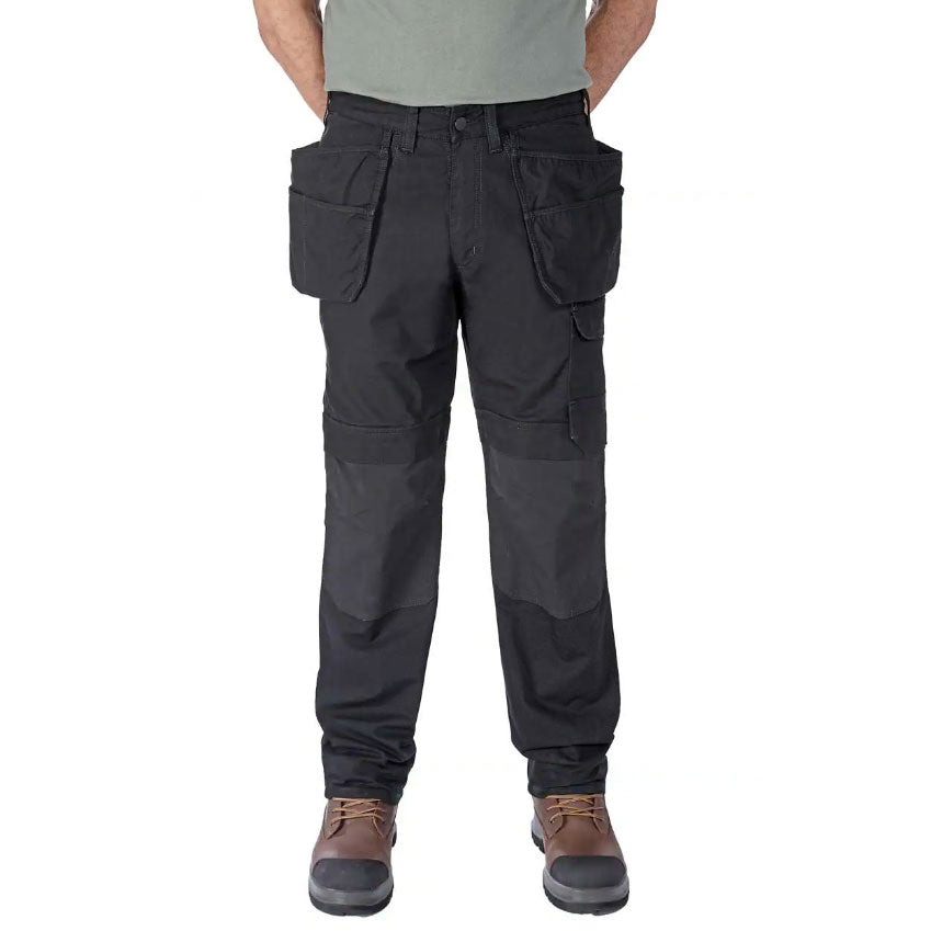 STEEL RIPSTOP MULTI-POCKET WORK PANTS Black