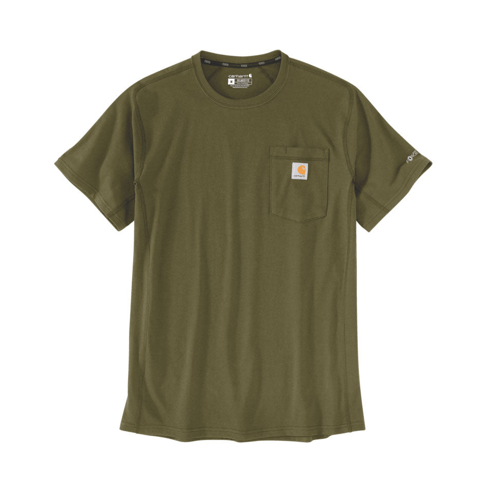 FORCE FLEX POCKET T-SHIRT Dark Bronze Green
