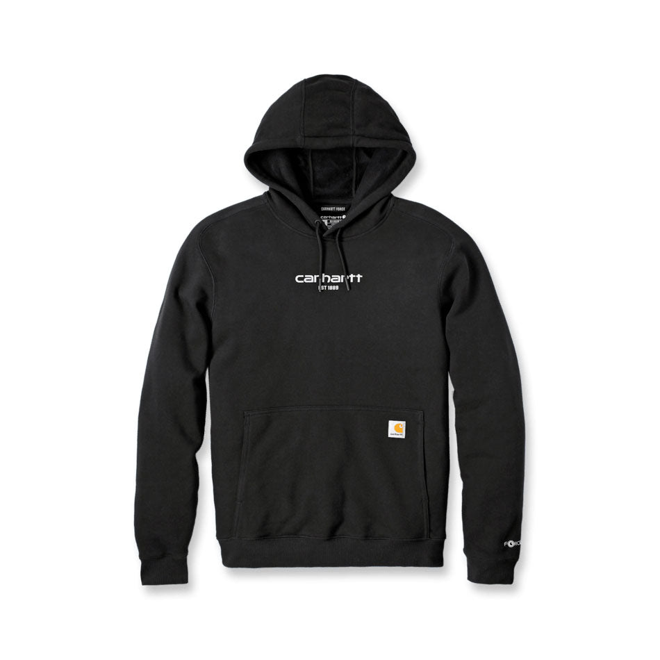 FORCE LIGHTWEIGHT GRAPHIC HOODIE Black