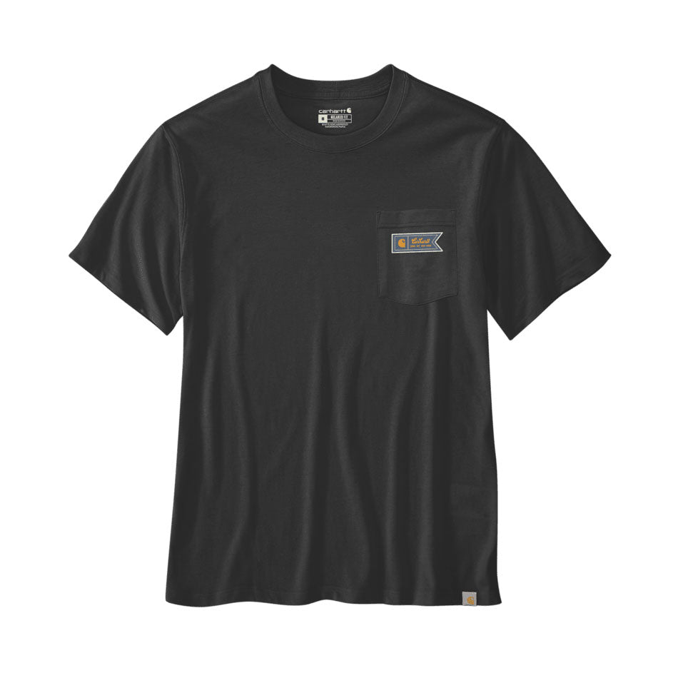 LIGHTWEIGHT PATCH POCKET T-SHIRT Black