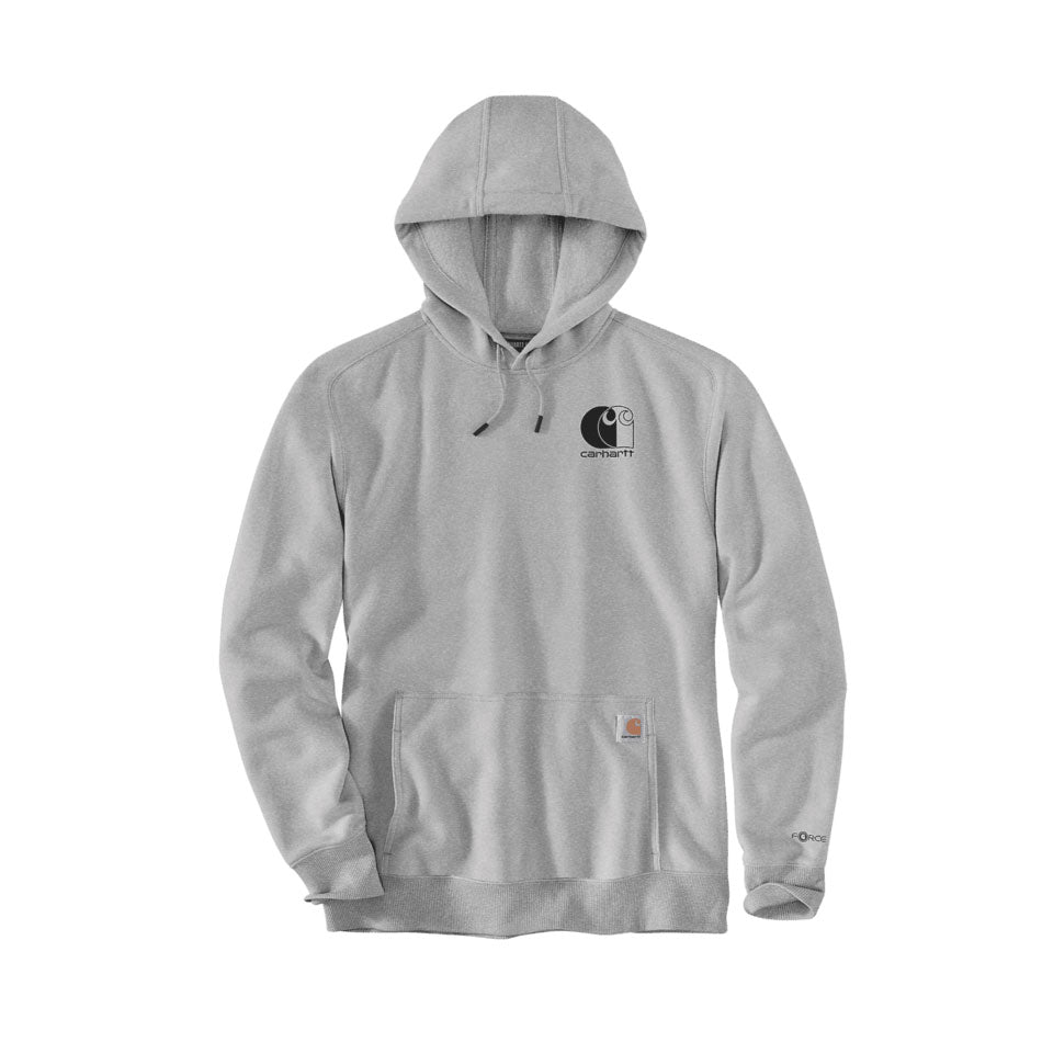 FORCE LIGHTWEIGHT LOGO HOODIE Asphalt Heather