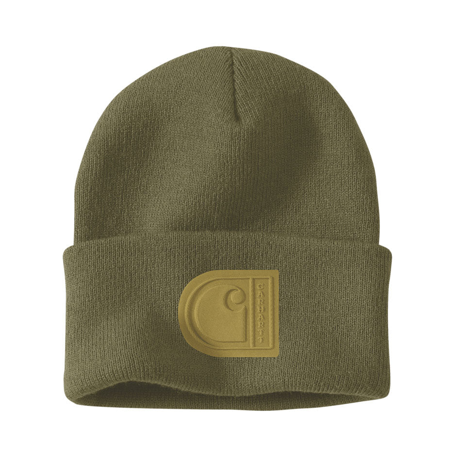 C PATCH WATCH HAT Dark Bronzed Green