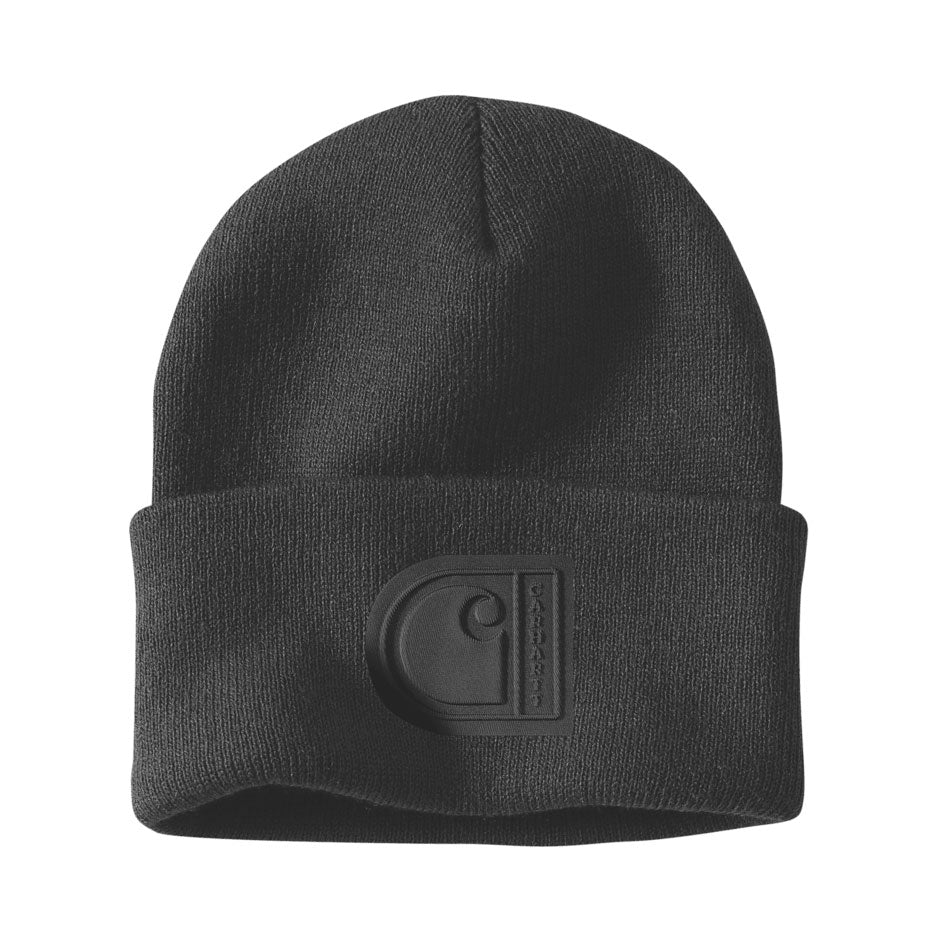 C PATCH WATCH HAT Black