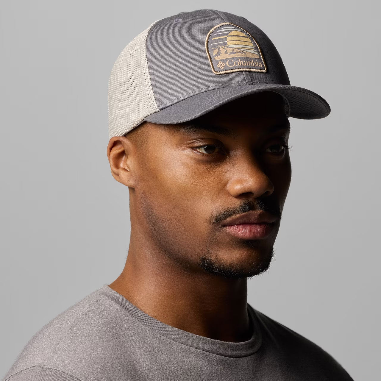 COLUMBIA MESH FLEXFIT City Grey, Dark Stone