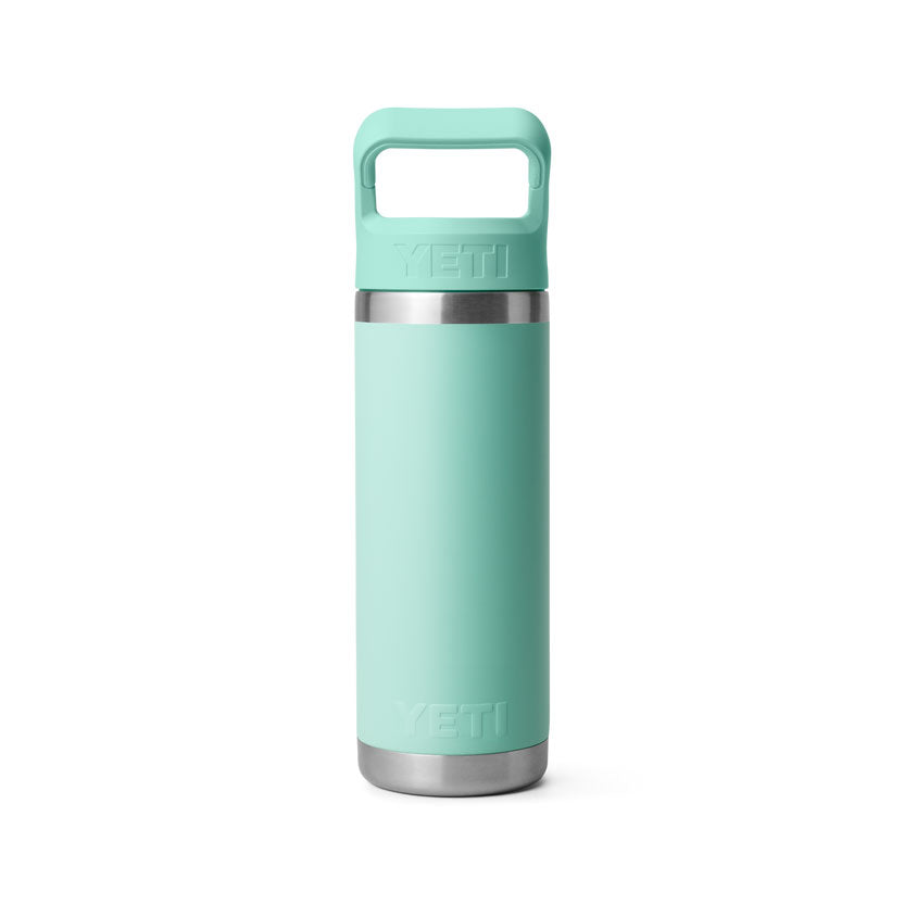 RAMBLER® 18 OZ (532 ML) BOTTLE WITH STRAW CAP Seafoam
