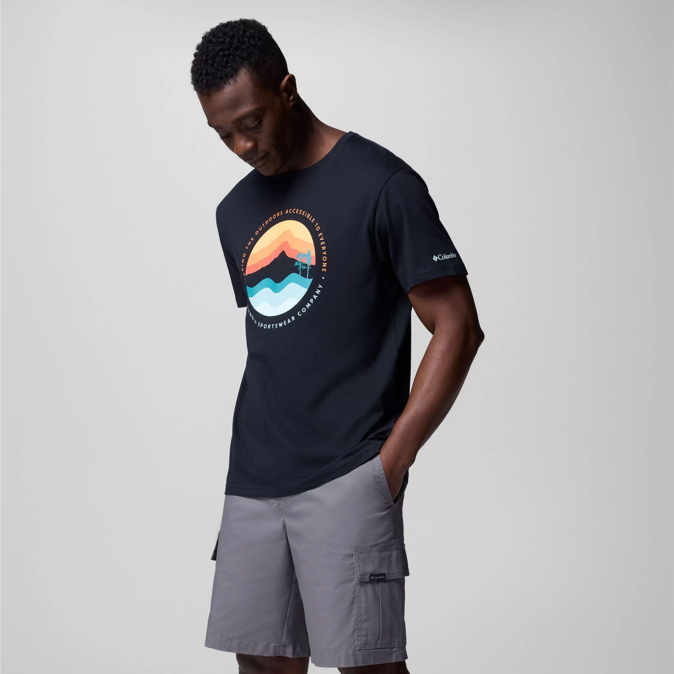 PATH LAKE II GRAPHIC T-SHIRT Black