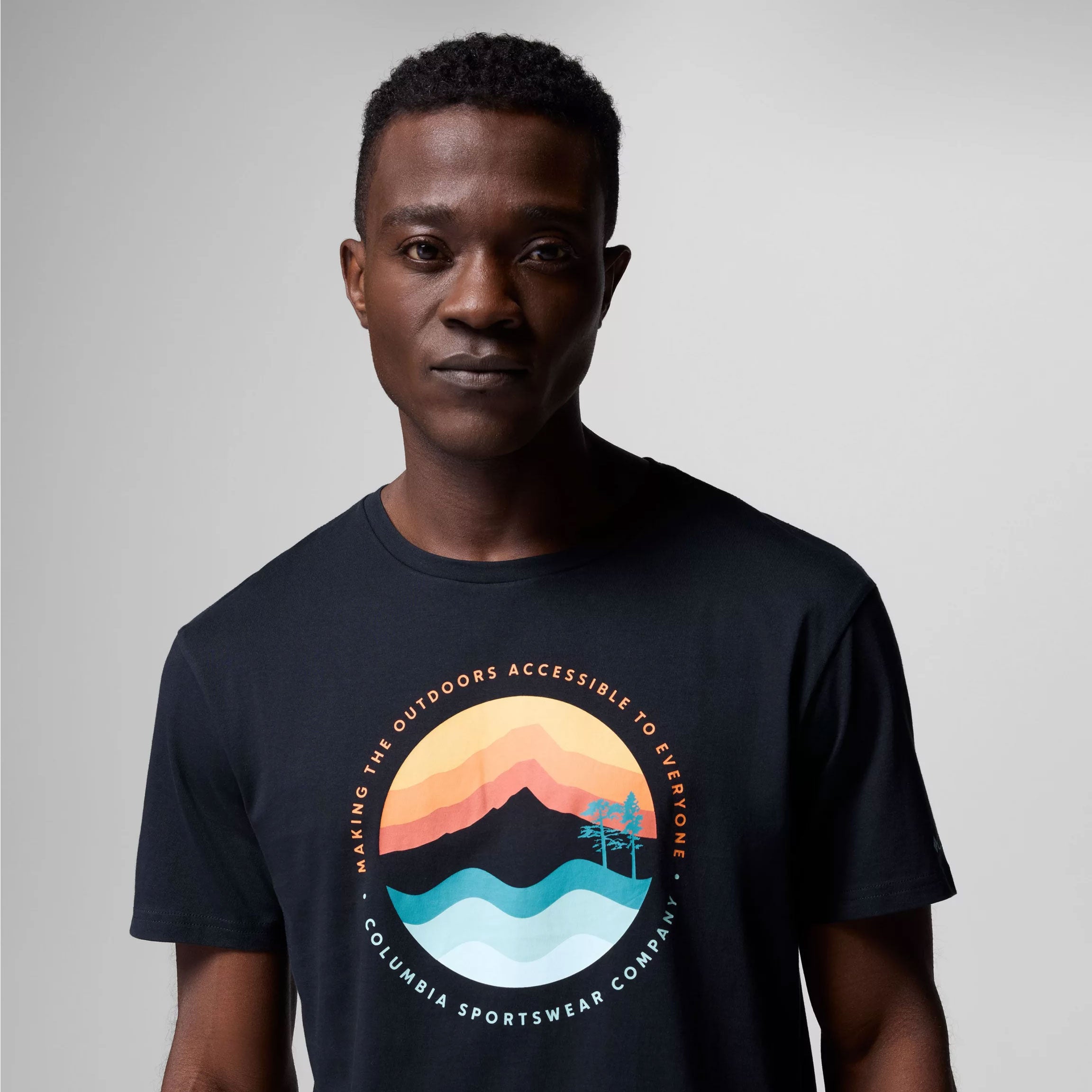 PATH LAKE II GRAPHIC T-SHIRT Black