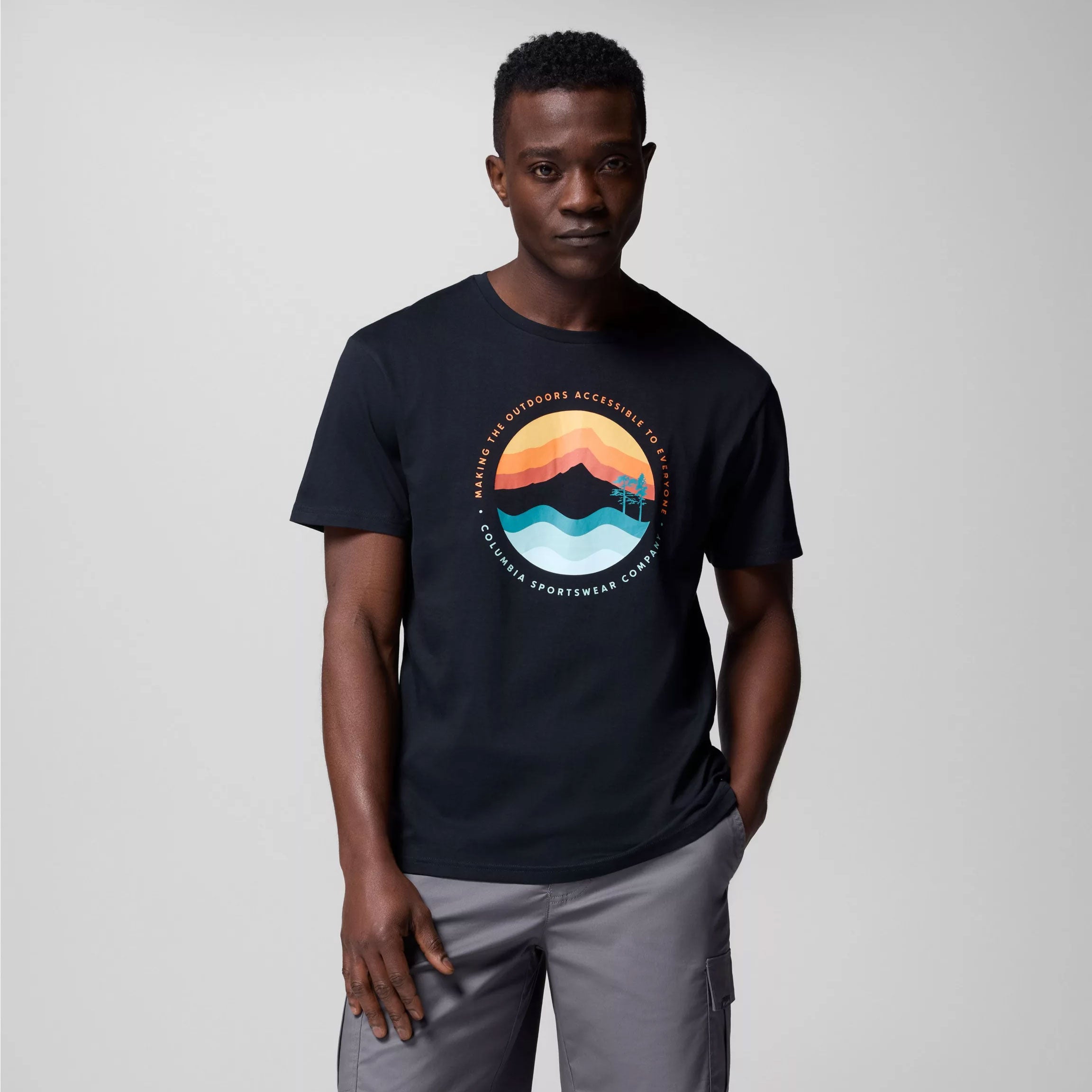 PATH LAKE II GRAPHIC T-SHIRT Black