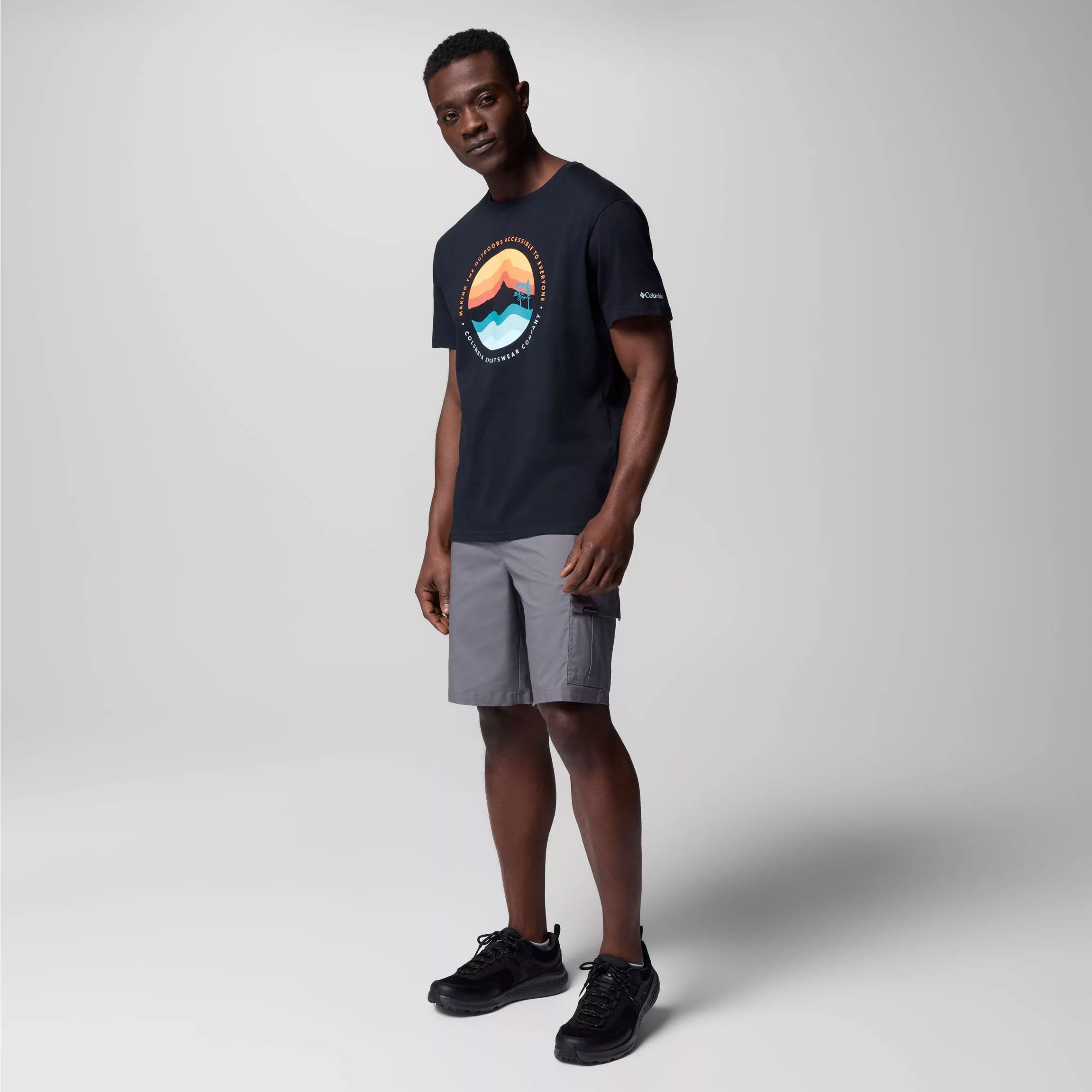 PATH LAKE II GRAPHIC T-SHIRT Black