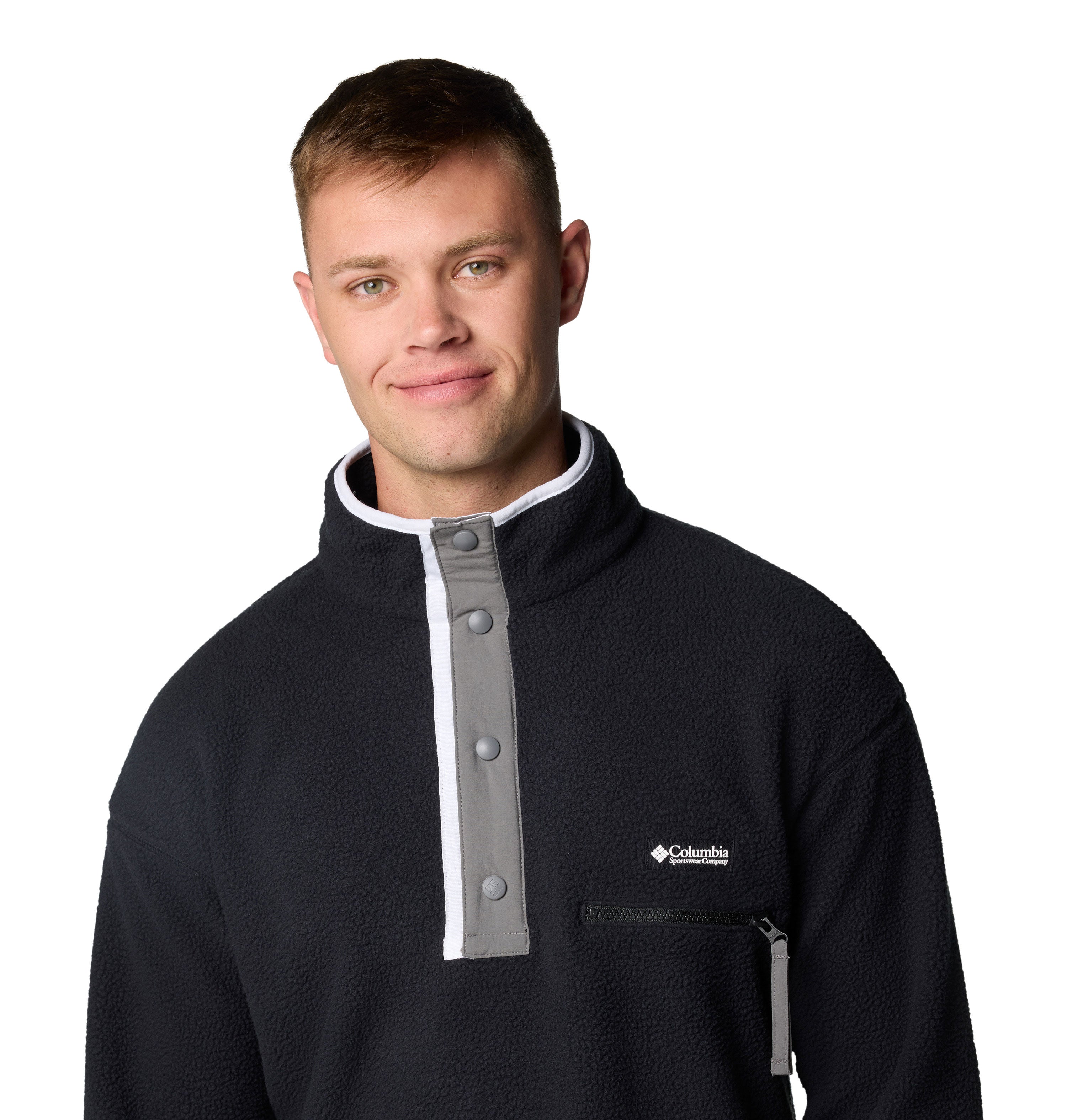 HELVETIA™ II HALF SNAP FLEECE Black