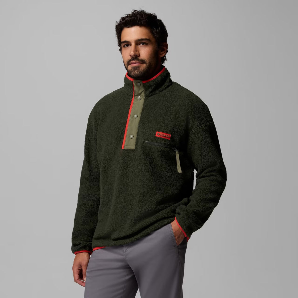 HELVETIA™ II HALF SNAP FLEECE Greenscape