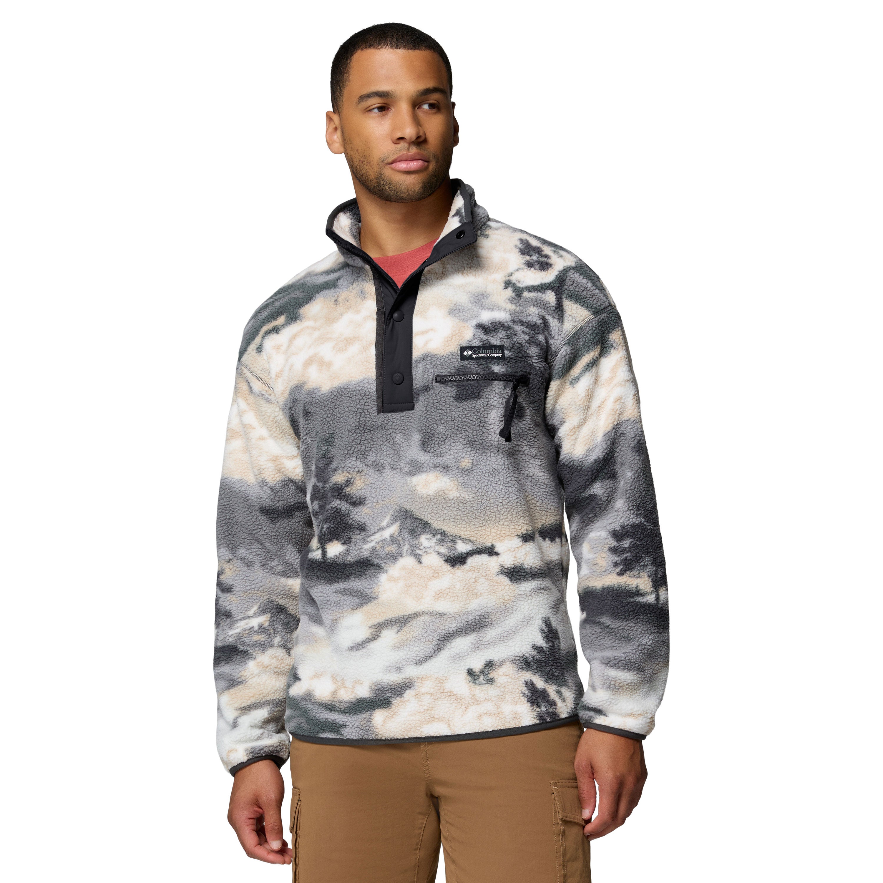 HELVETIA™ II PRINTED HALF SNAP FLEECE Shark, Dreaming