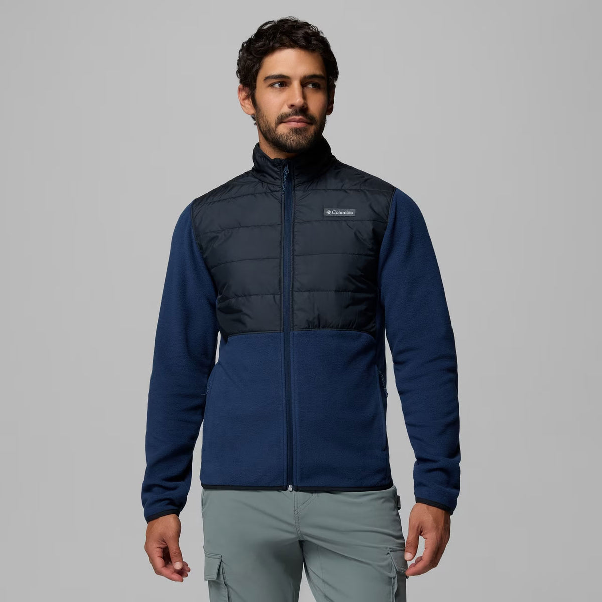 BASIN BUTTE™ II HYBRID FLEECE JACKET Collegiate Navy/Black