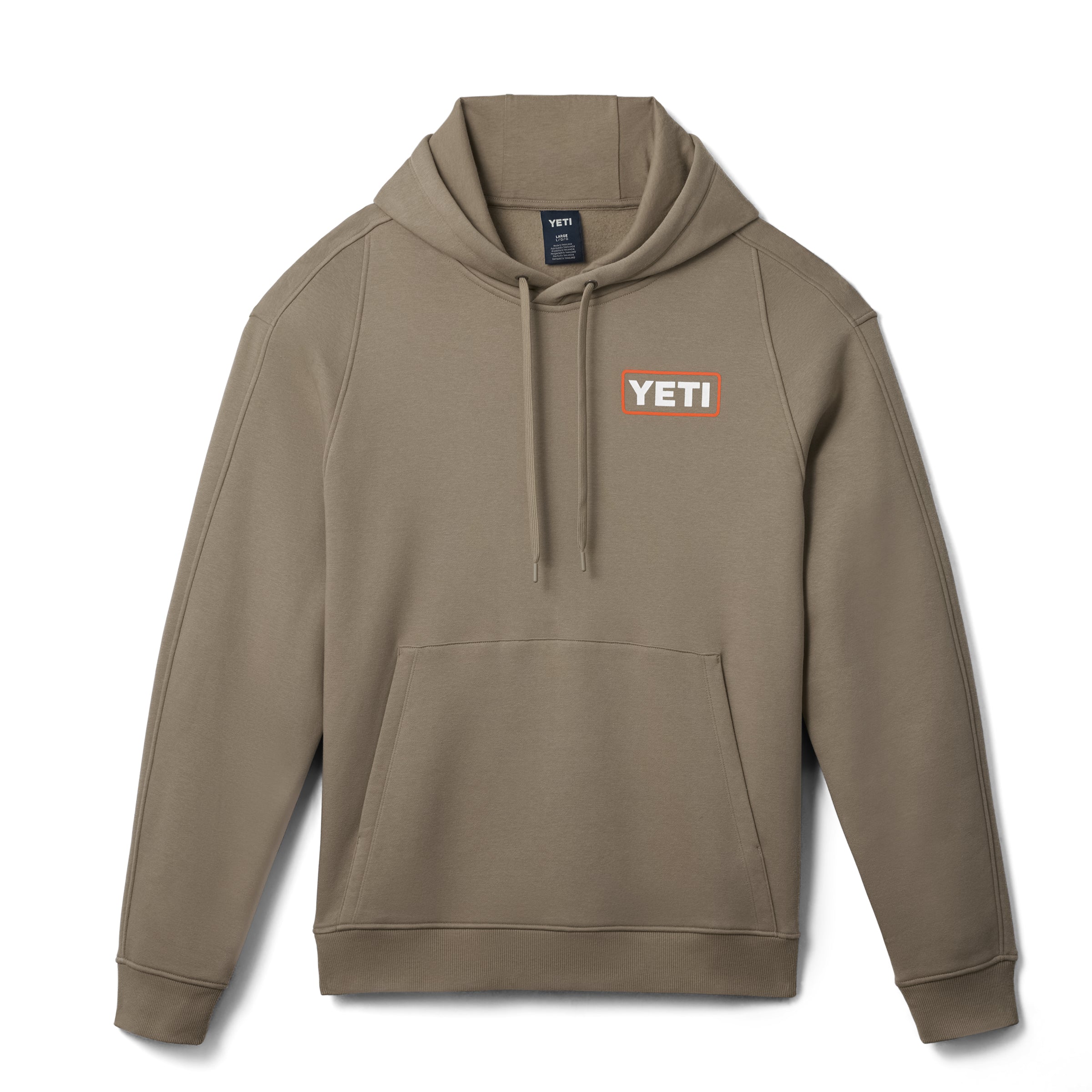 YETI® WETLANDS LOGO BADGE FLEECE HOODIE Wetlands Taupe