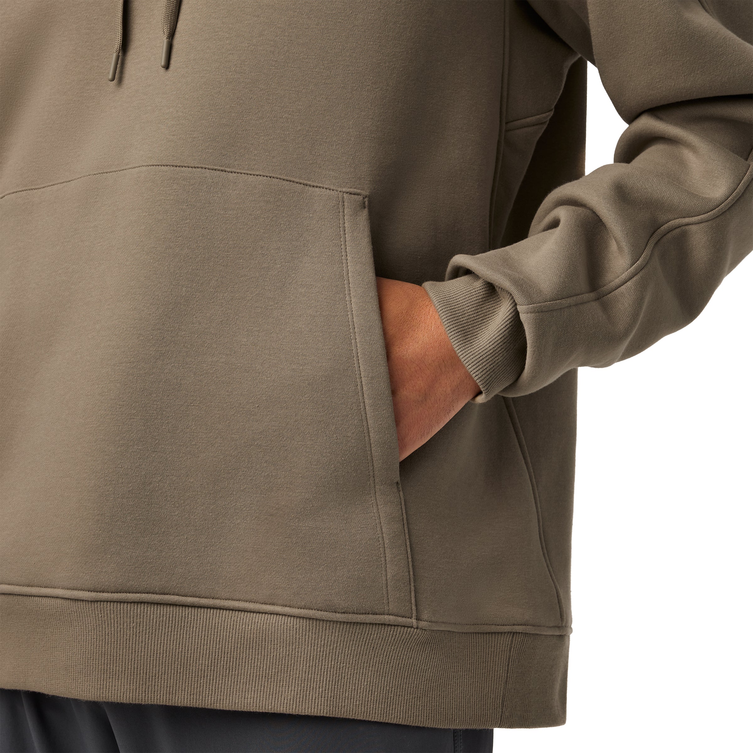 YETI® WETLANDS LOGO BADGE FLEECE HOODIE Wetlands Taupe