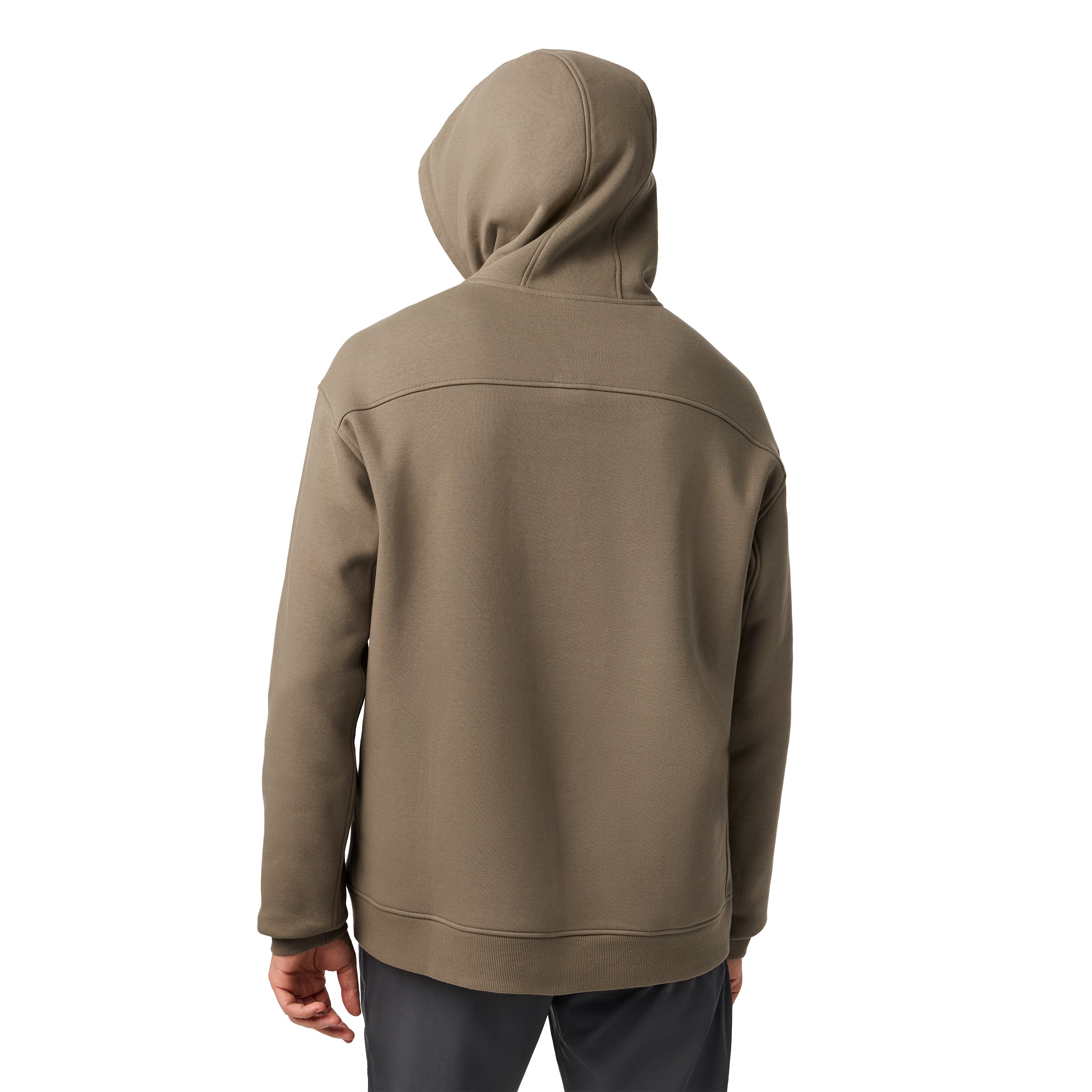 YETI® WETLANDS LOGO BADGE FLEECE HOODIE Wetlands Taupe