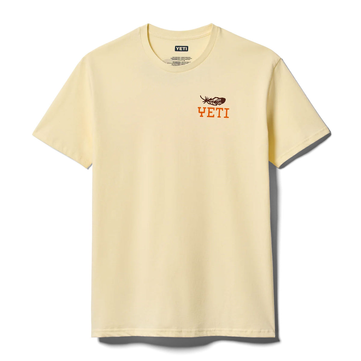FEATHER SHORT SLEEVE T-SHIRT Butter