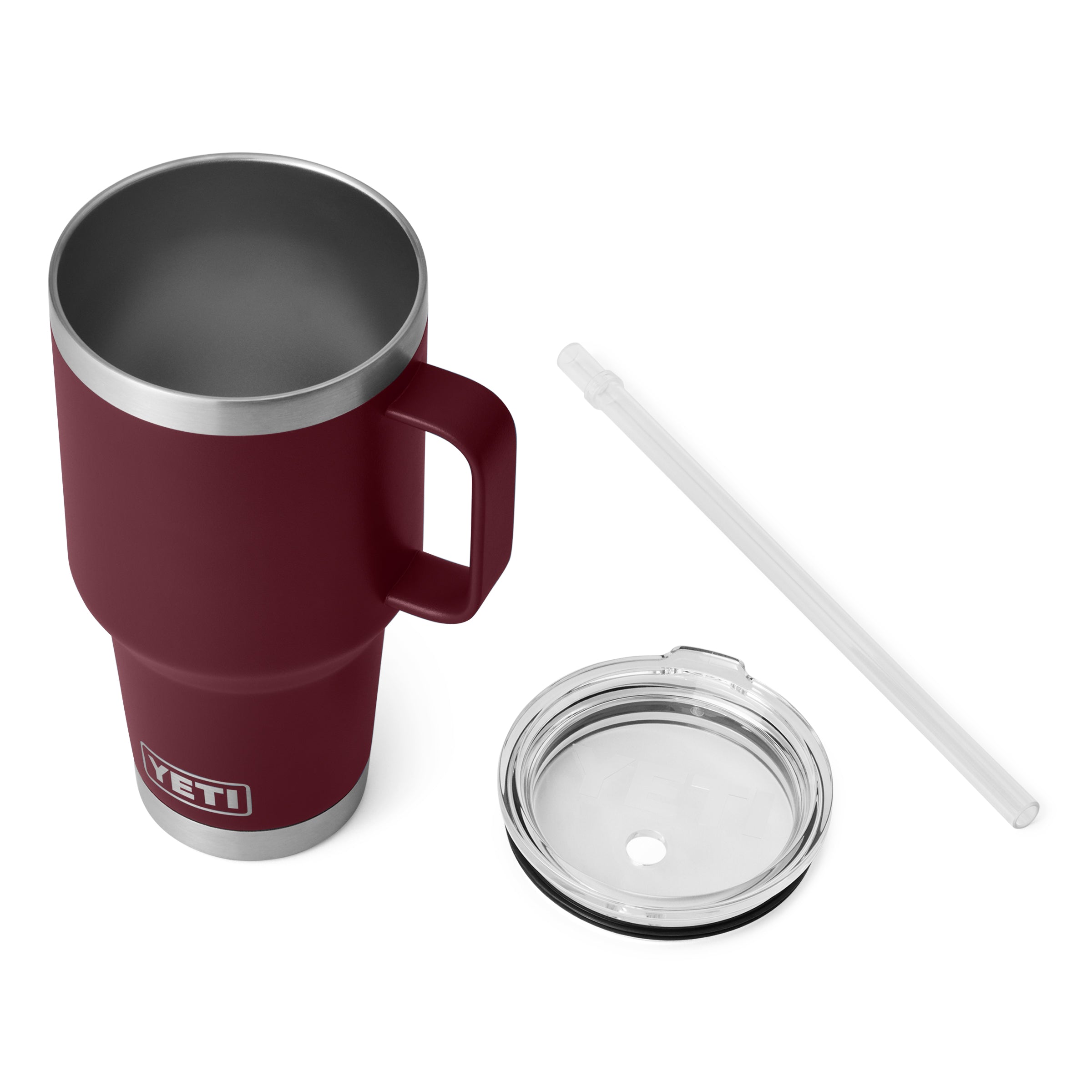 RAMBLER® 35 OZ (994 ML) STRAW MUG Wild Vine Red