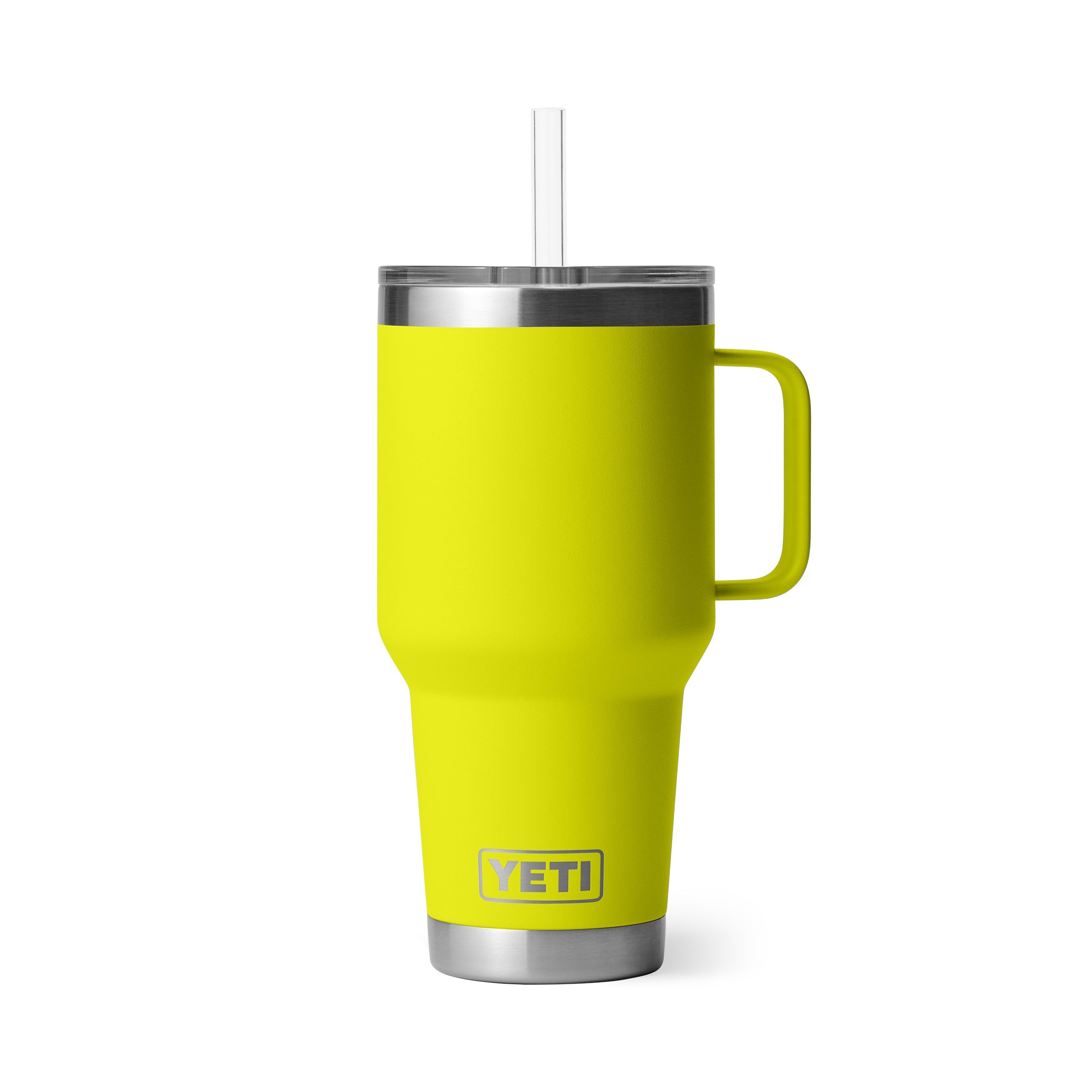 RAMBLER® 35 OZ (994 ML) STRAW MUG Firefly Yellow