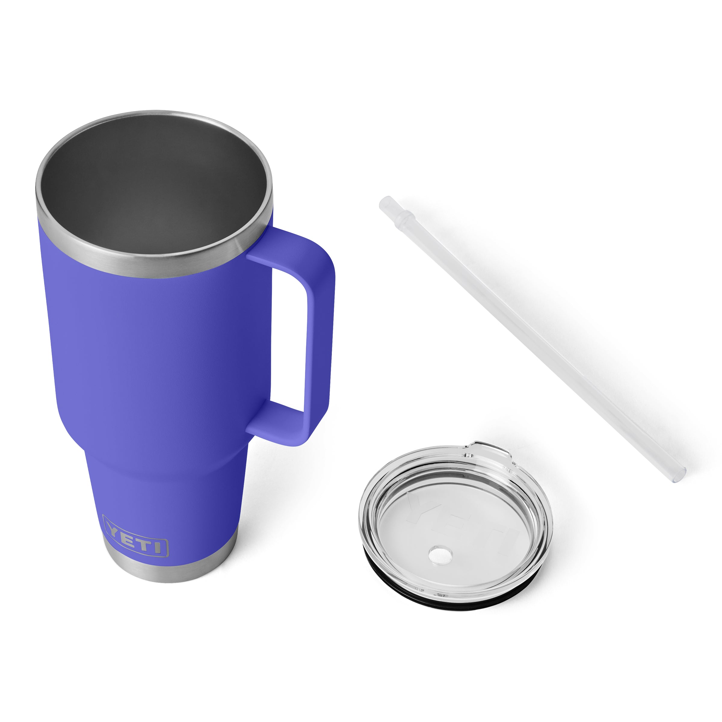 RAMBLER® 42 OZ (1242 ML) STRAW MUG Ultramarine Violet