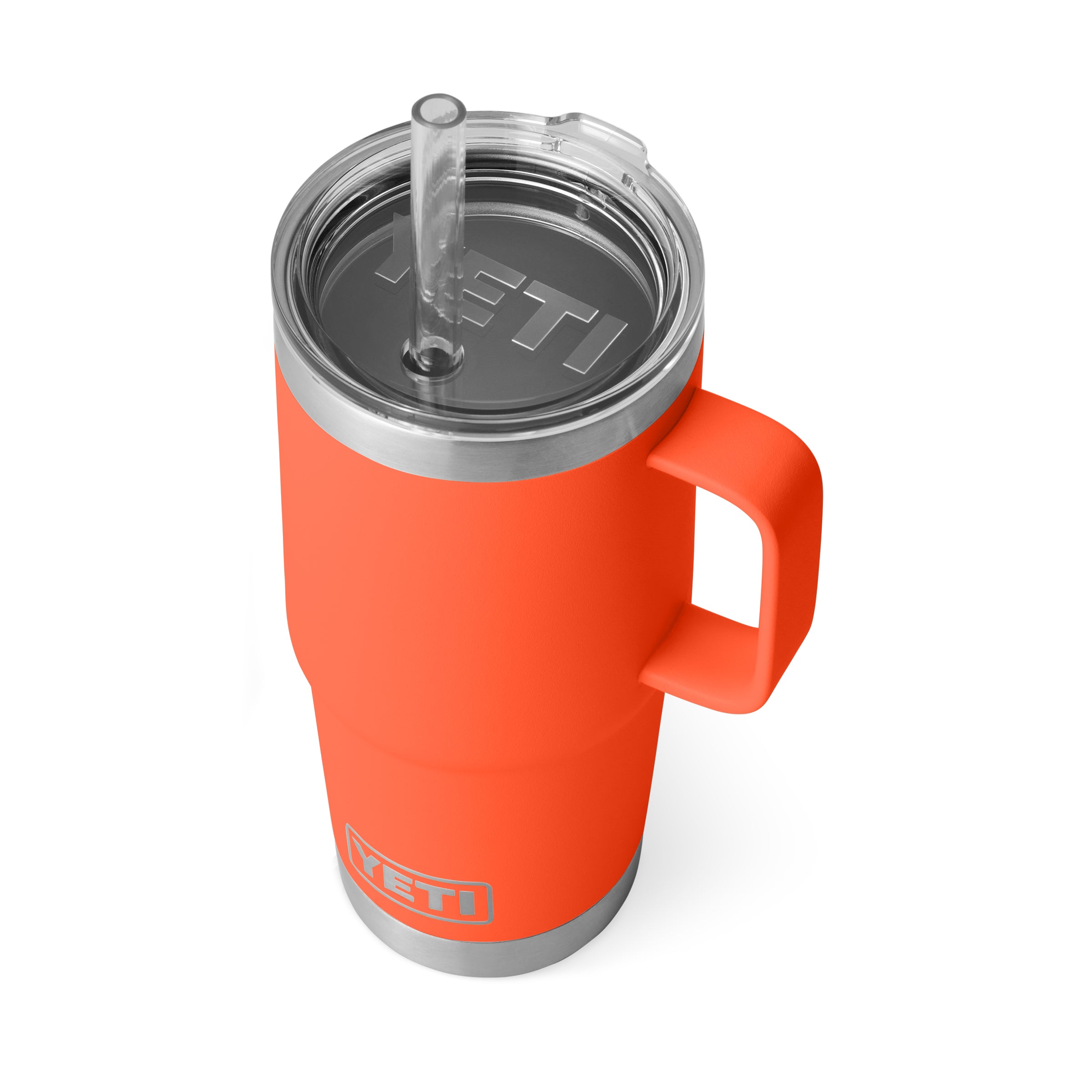 RAMBLER® 25 OZ (710 ML) STRAW MUG Papaya