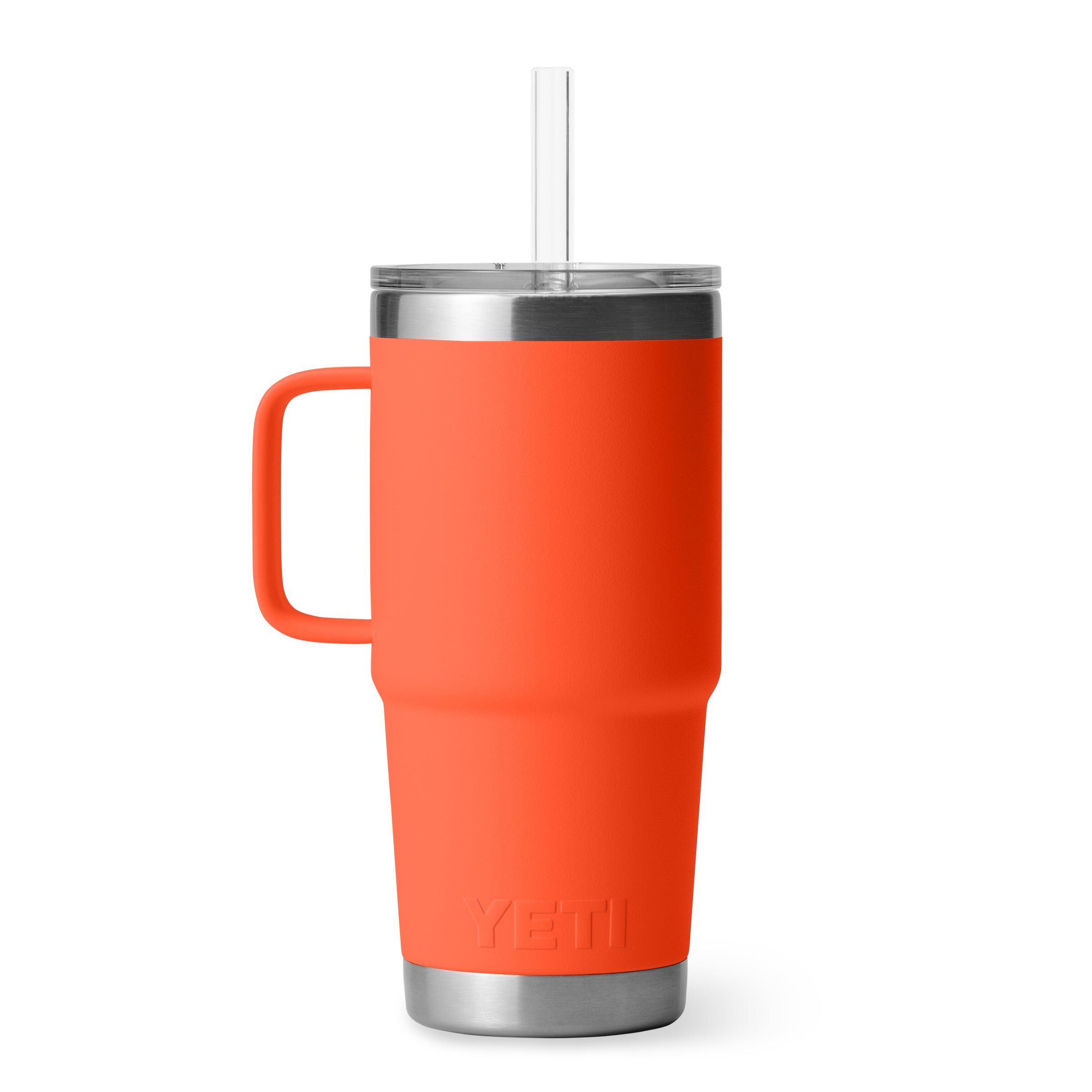 RAMBLER® 25 OZ (710 ML) STRAW MUG Papaya