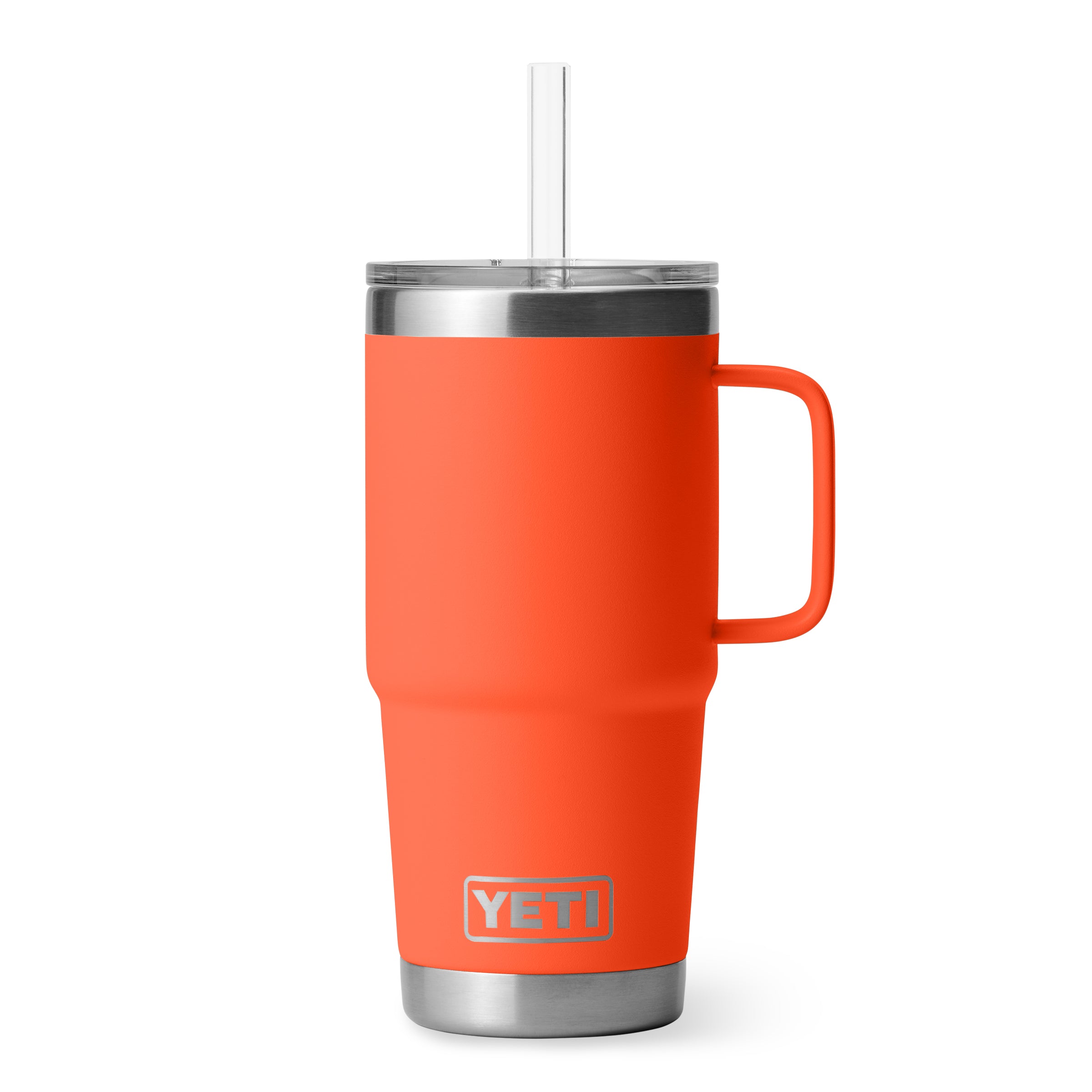 RAMBLER® 25 OZ (710 ML) STRAW MUG Papaya