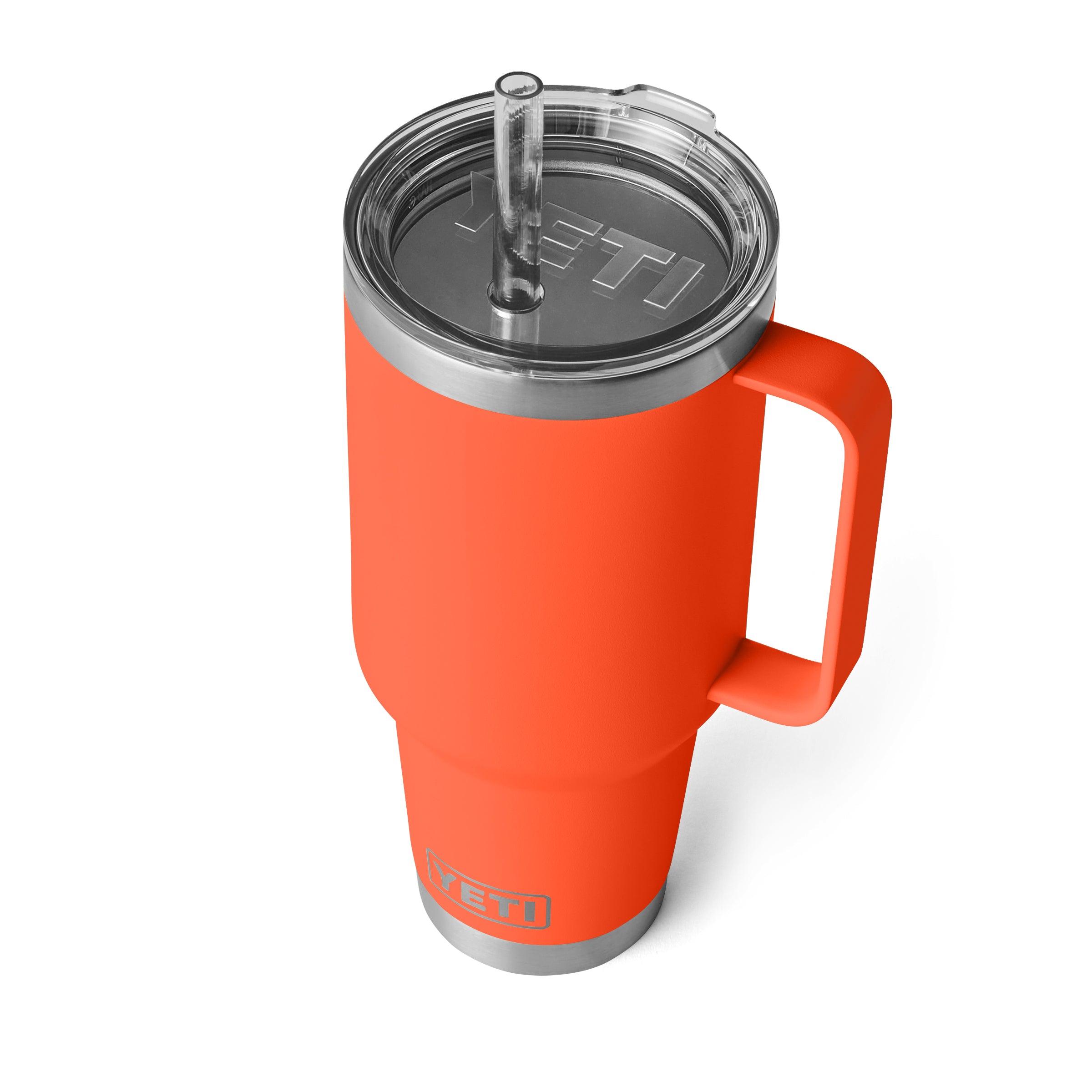 RAMBLER® 42 OZ (1242 ML) STRAW MUG Papaya