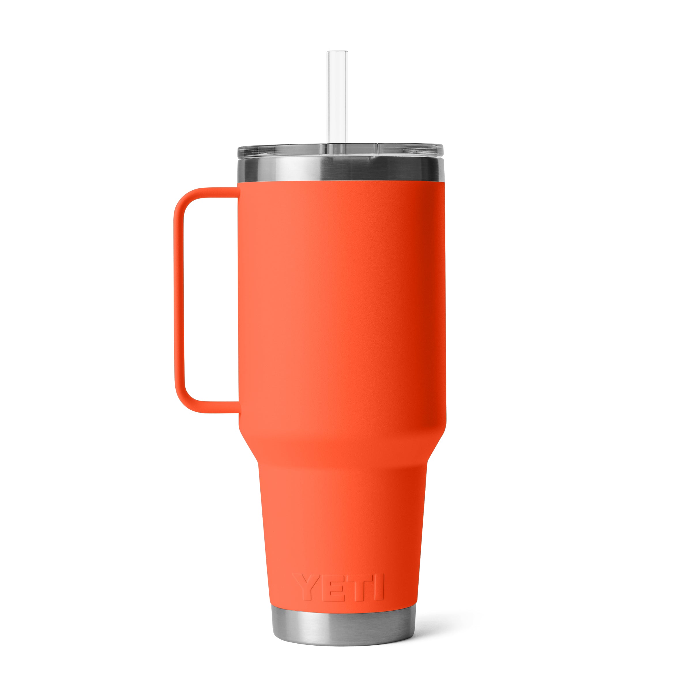 RAMBLER® 42 OZ (1242 ML) STRAW MUG Papaya