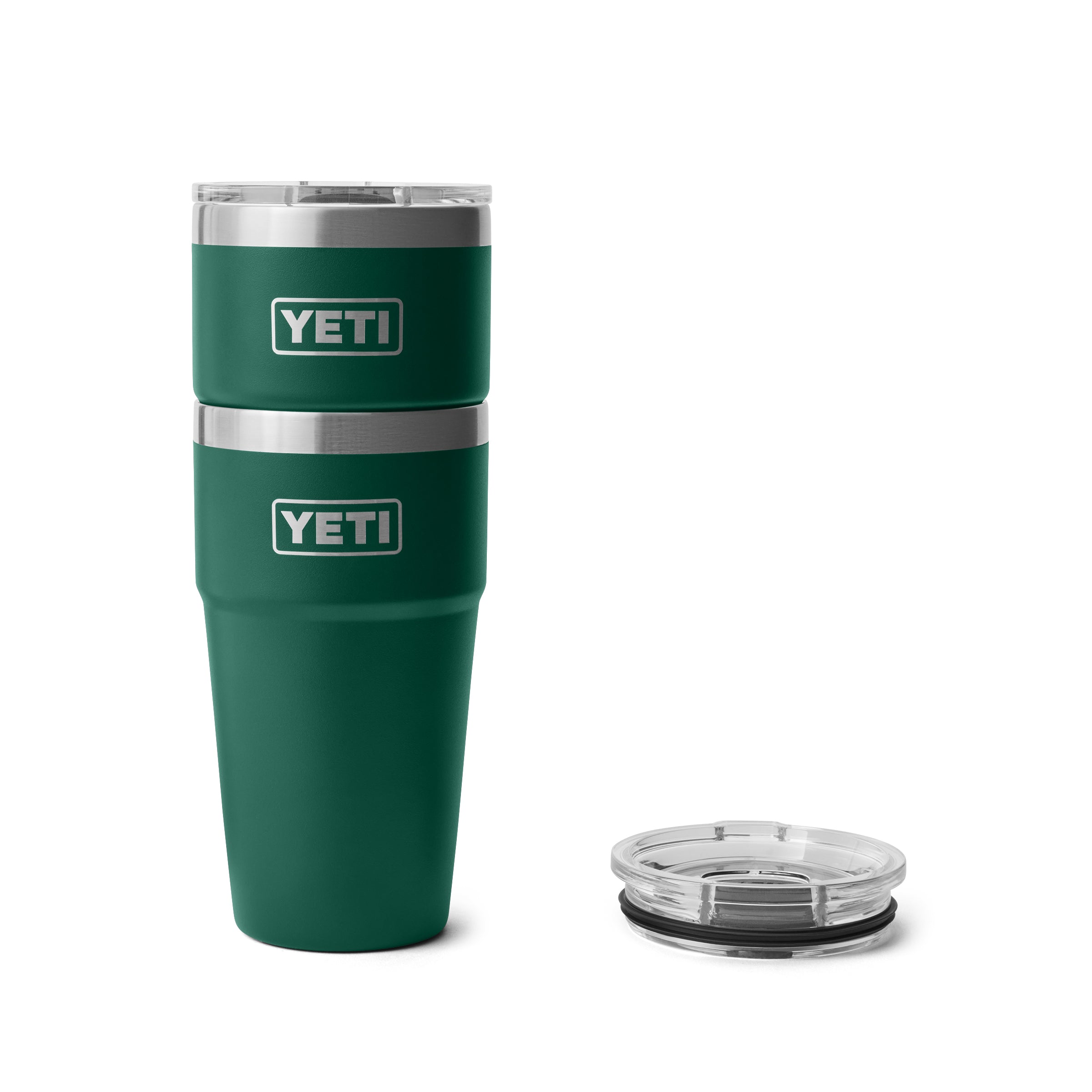 RAMBLER® 20 OZ (591 ML) STACKABLE CUP Black Forest Green