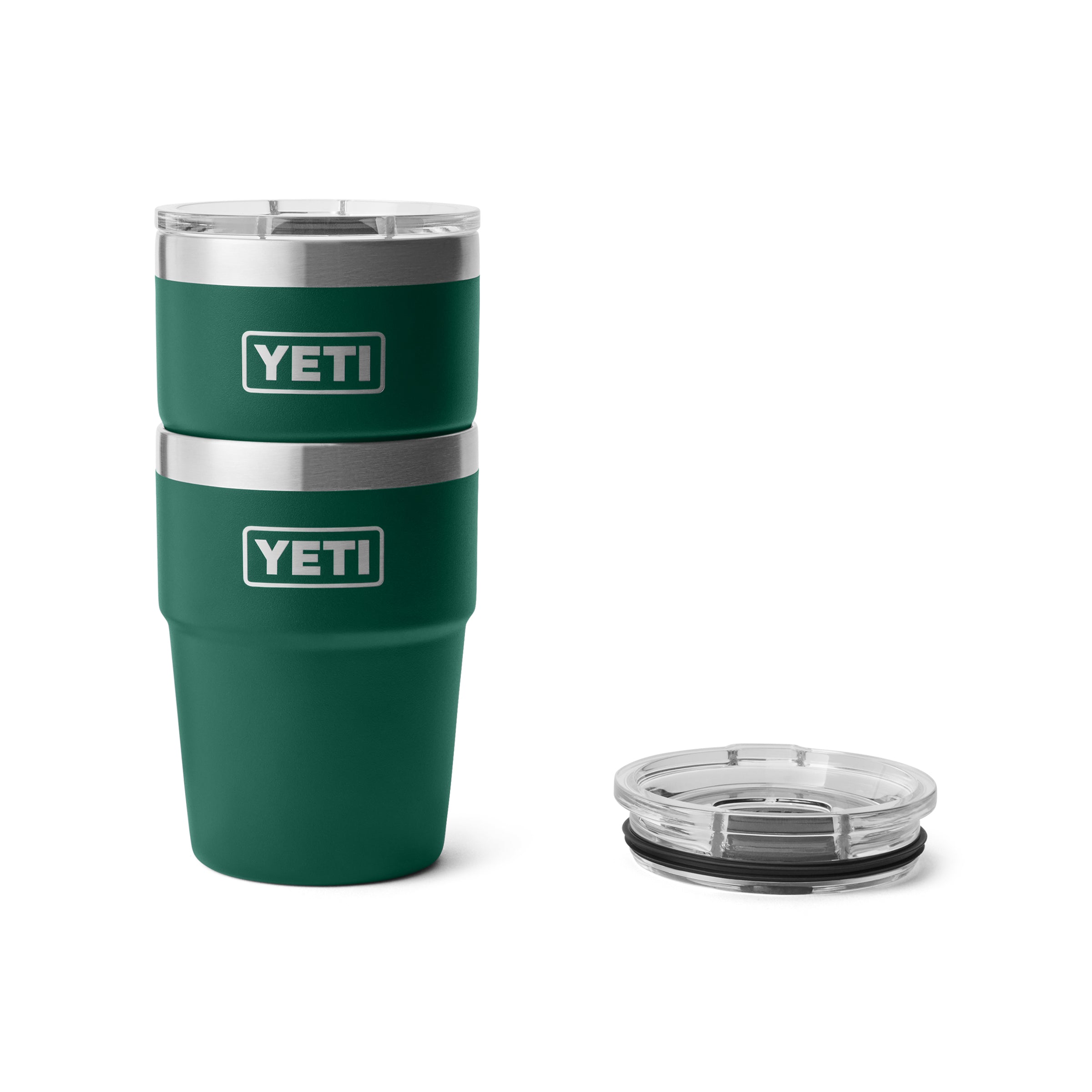 RAMBLER® 16 OZ (475 ML) STACKABLE CUP Black Forest Green