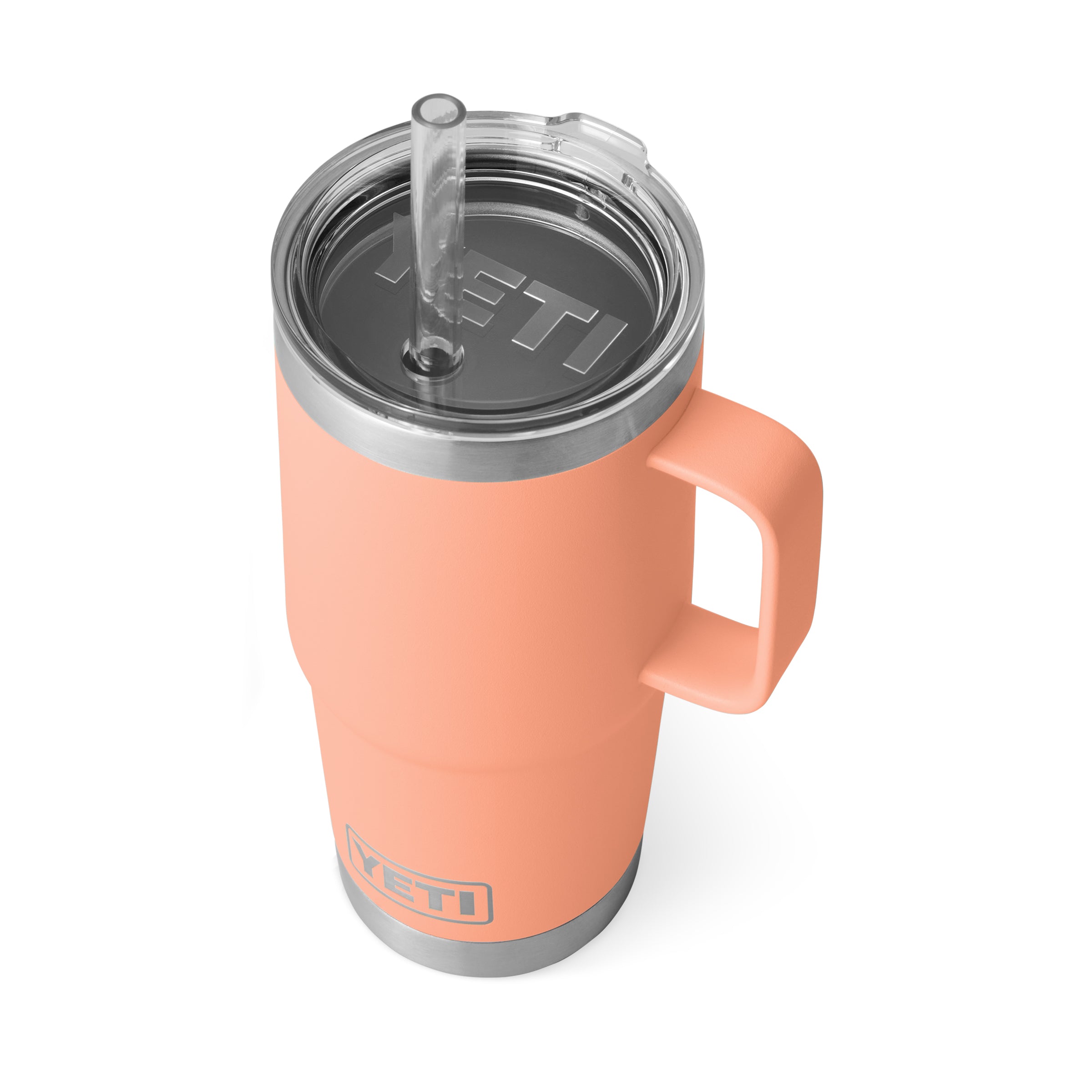 RAMBLER® 25 OZ (710 ML) STRAW MUG Lowcountry Peach