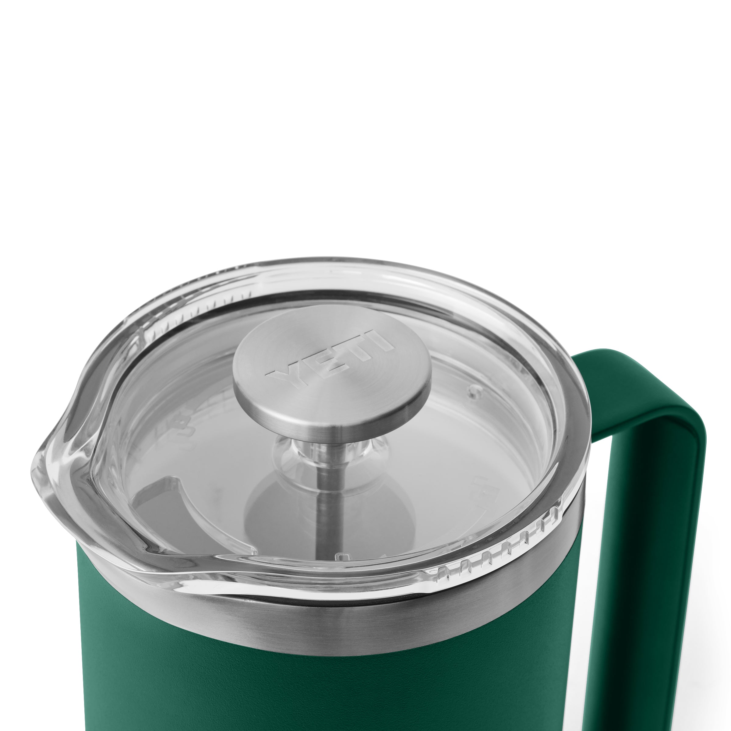 34 OZ FRENCH PRESS Black Forest Green
