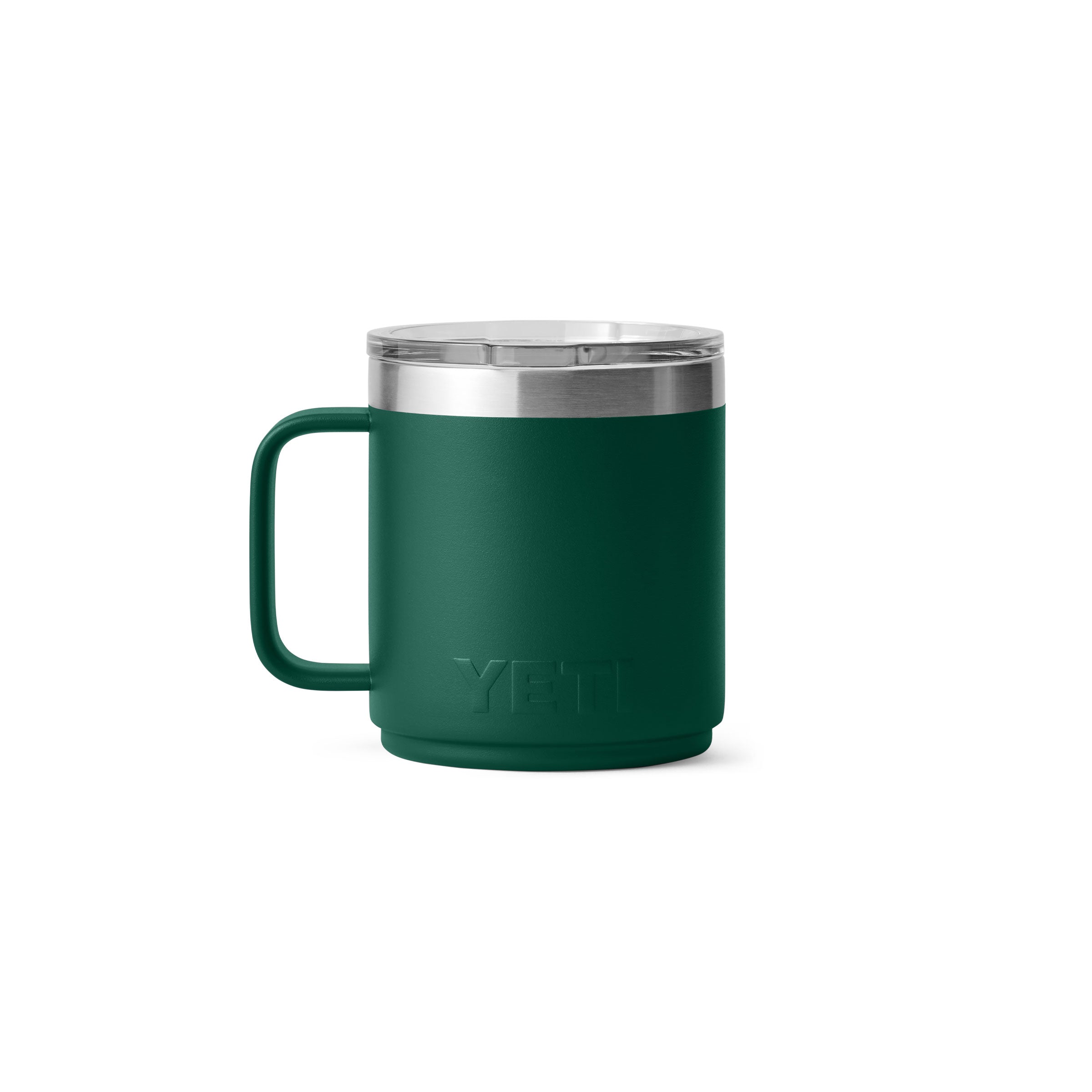 RAMBLER 10 oz (295ml) STACKABLE CERAMIC LINED MUG Black Forest Green