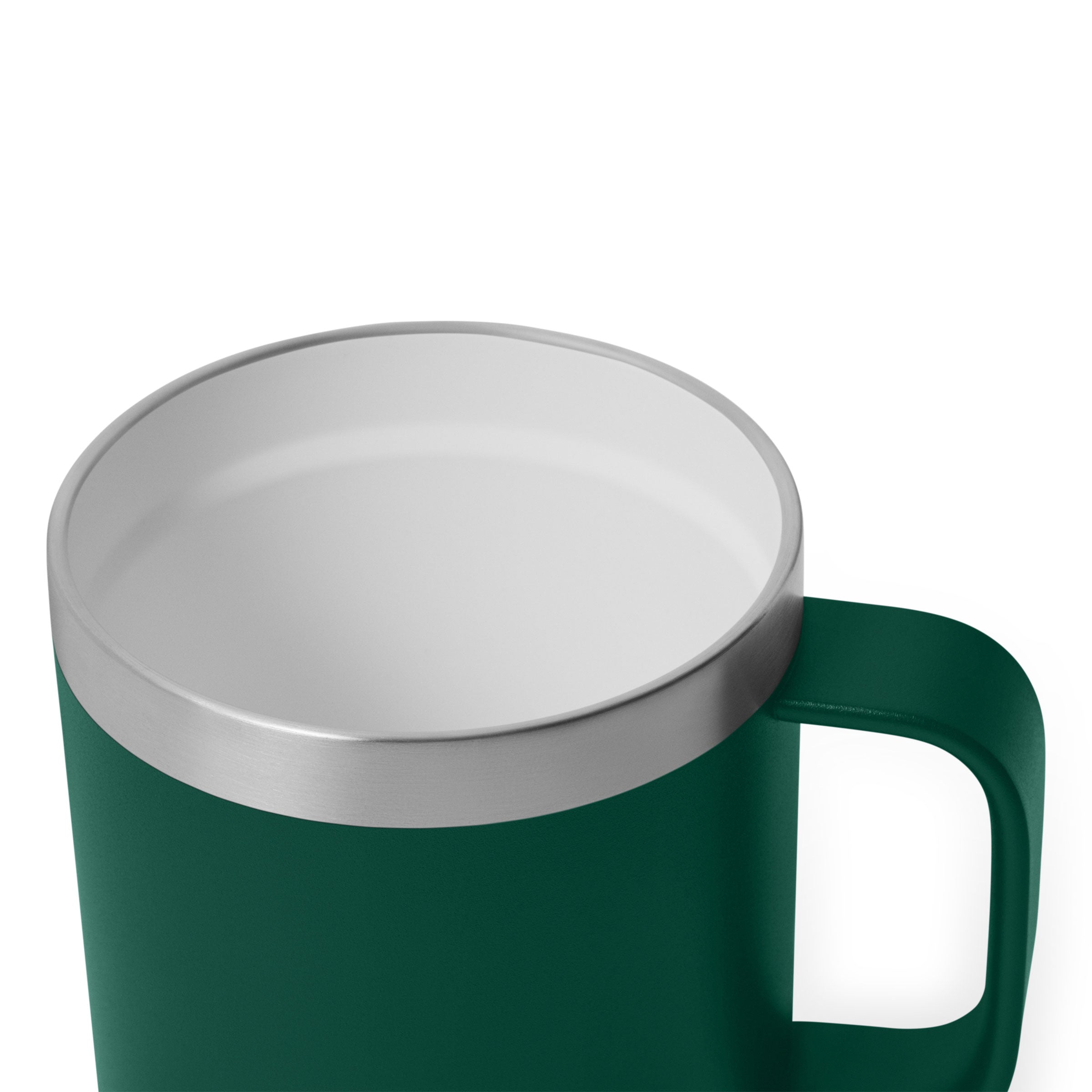 RAMBLER 10 oz (295ml) STACKABLE CERAMIC LINED MUG Black Forest Green