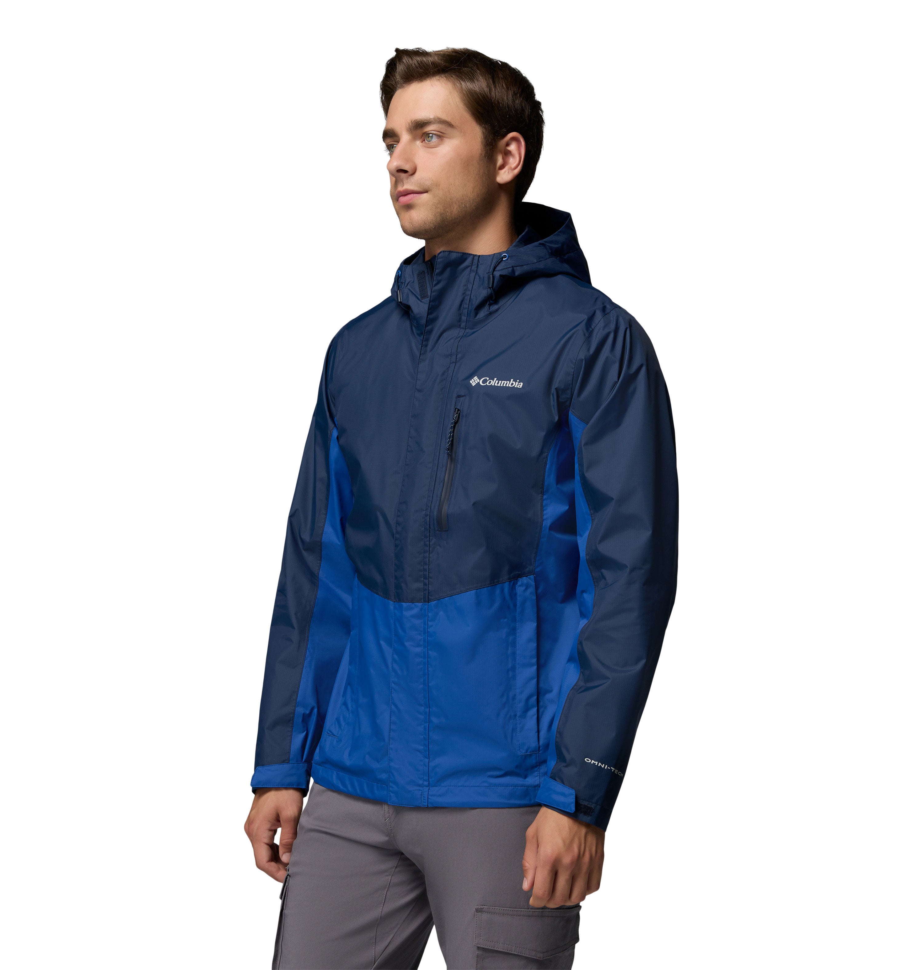 POURING ADVENTURE™ III RAIN JACKET Collegiate Navy, Mountain Blue