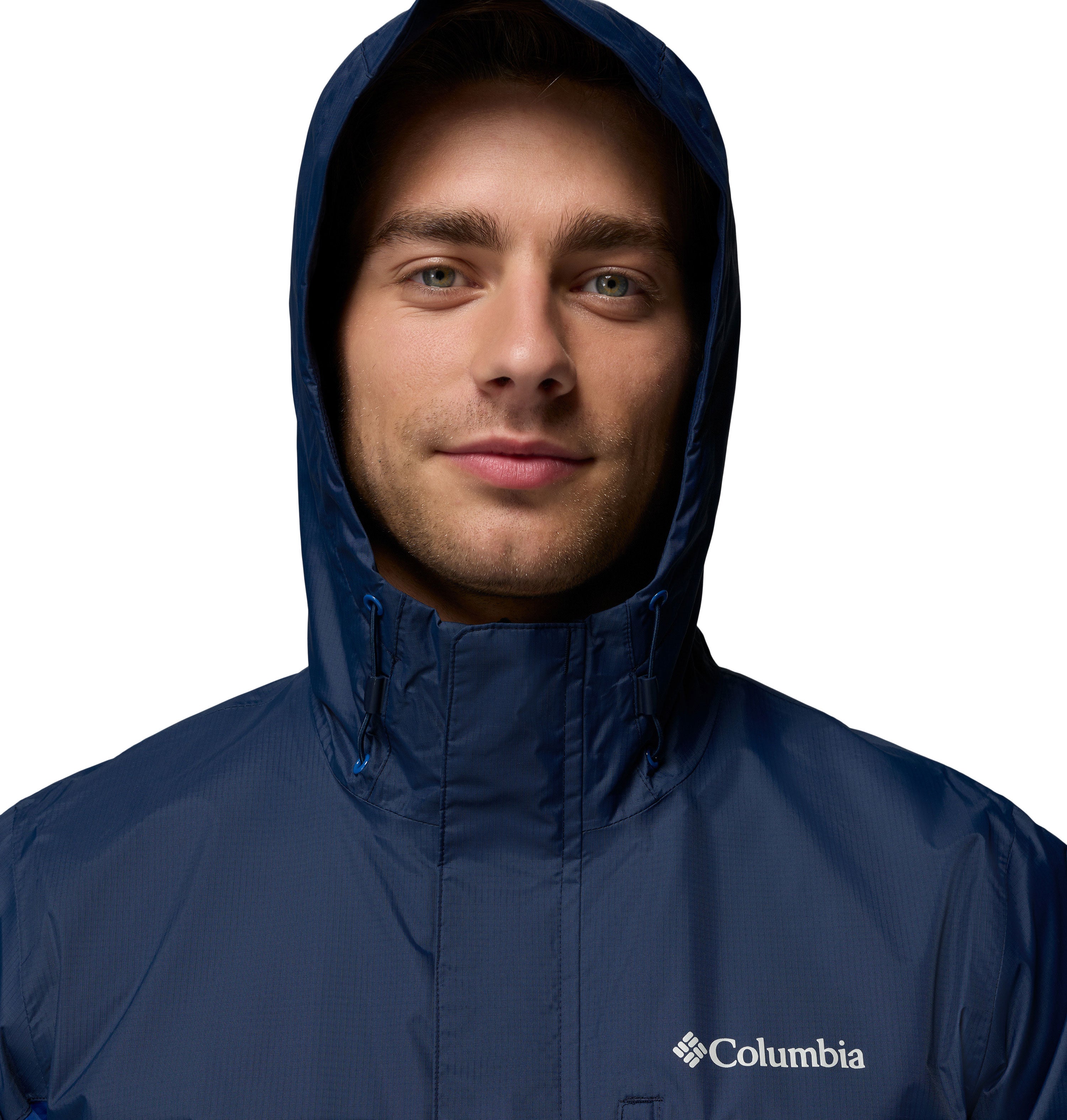 POURING ADVENTURE™ III RAIN JACKET Collegiate Navy, Mountain Blue