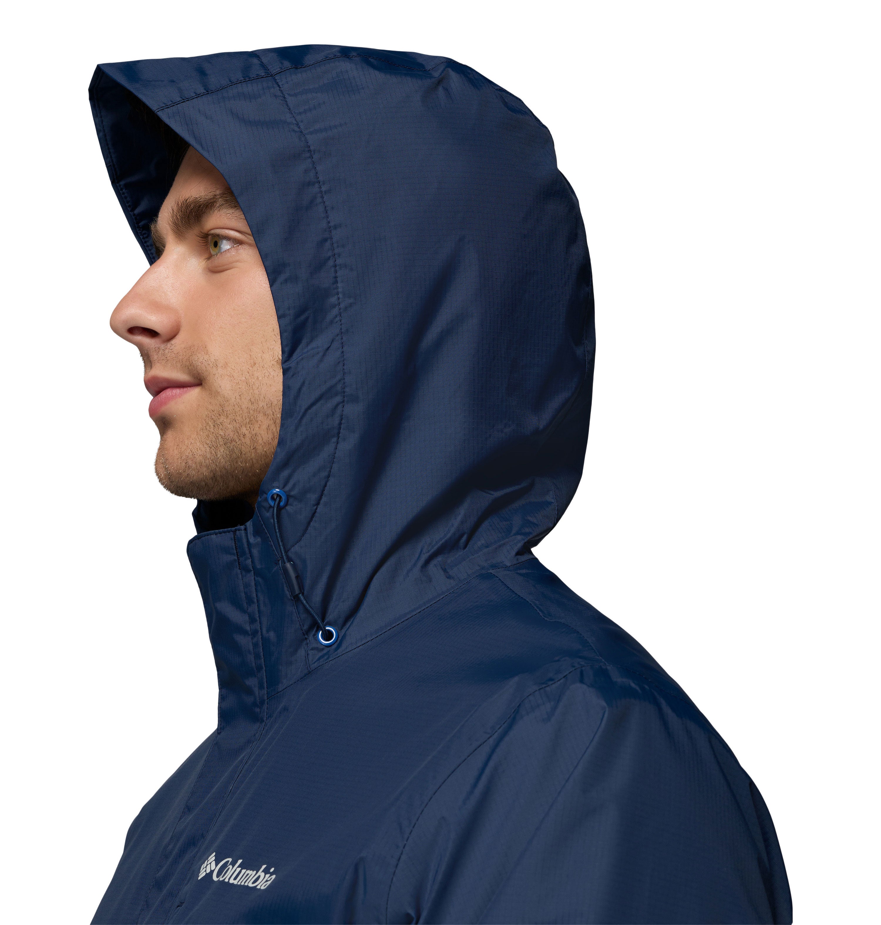 POURING ADVENTURE™ III RAIN JACKET Collegiate Navy, Mountain Blue