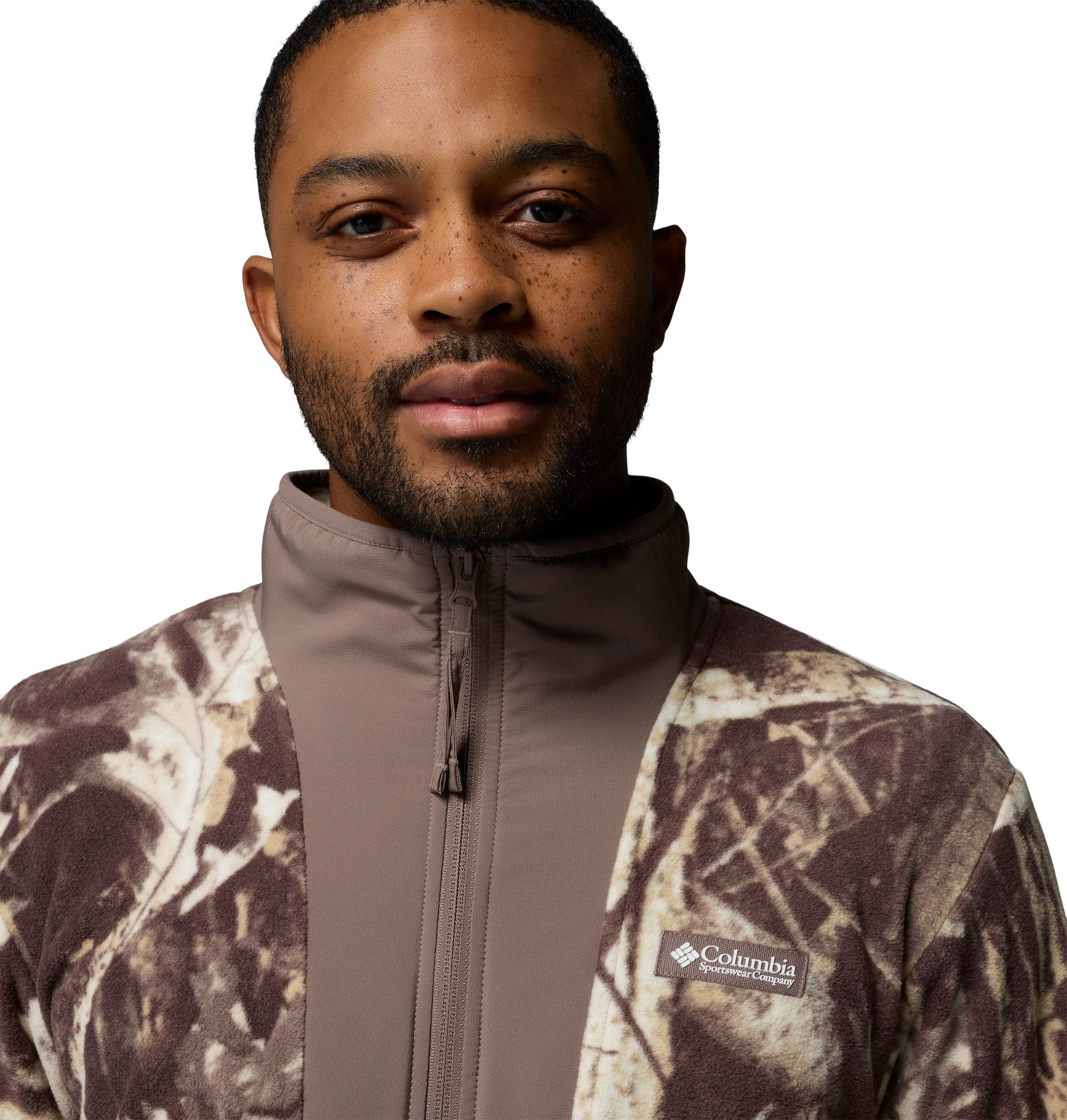 SEQUOIA GROVE™ PRINTED FULL ZIP Iron Timberwolf