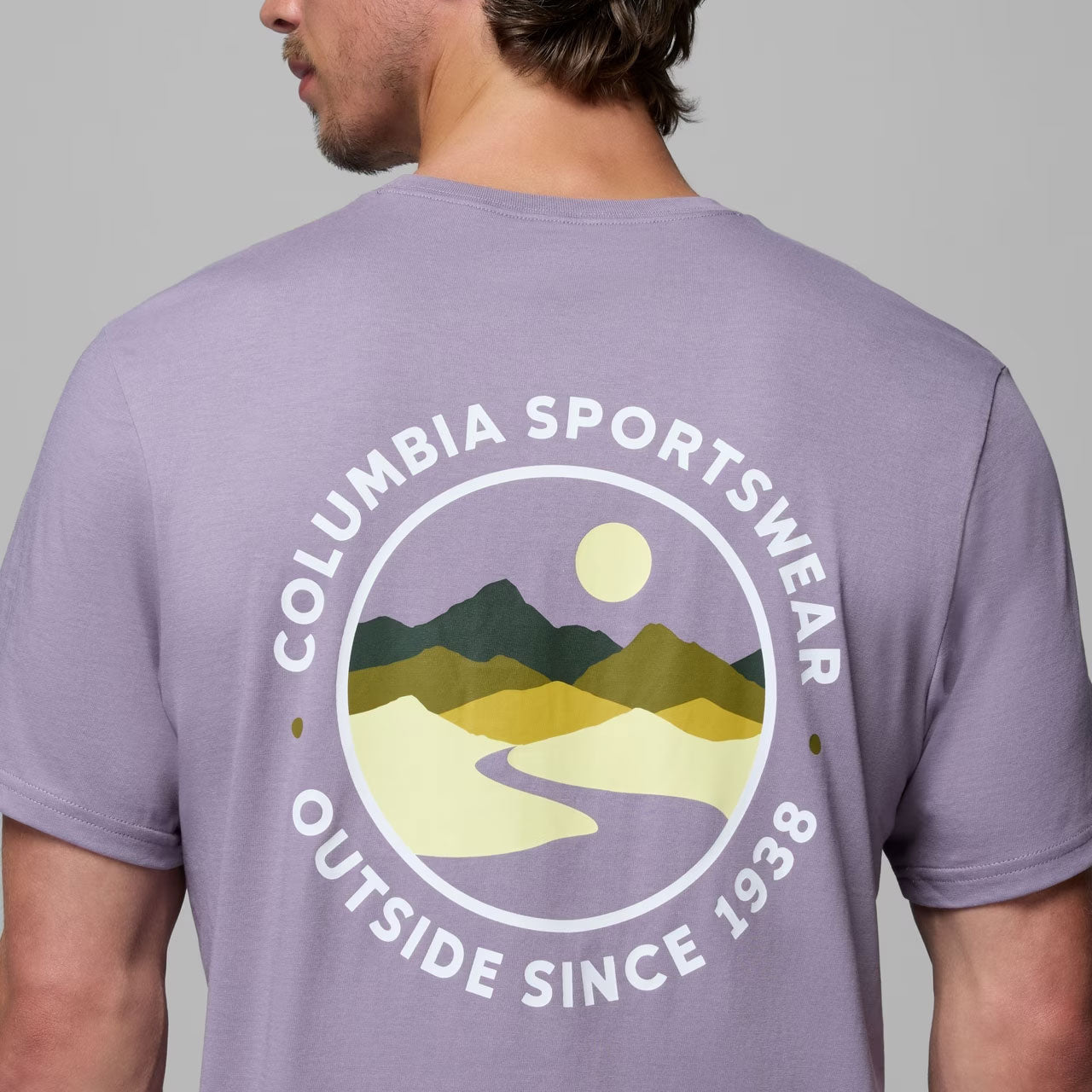 ORGANIC COTTON GRAPHIC T-SHIRT Shale Purple, Scoped View