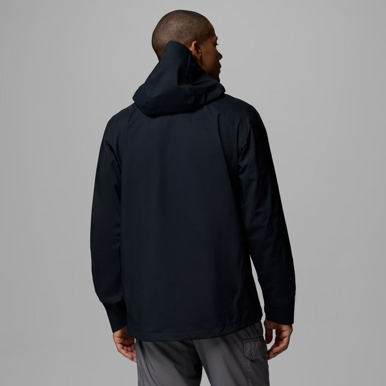 TRAILBORNE™ 2.5L PACKABLE WATERPROOF JACKET Black