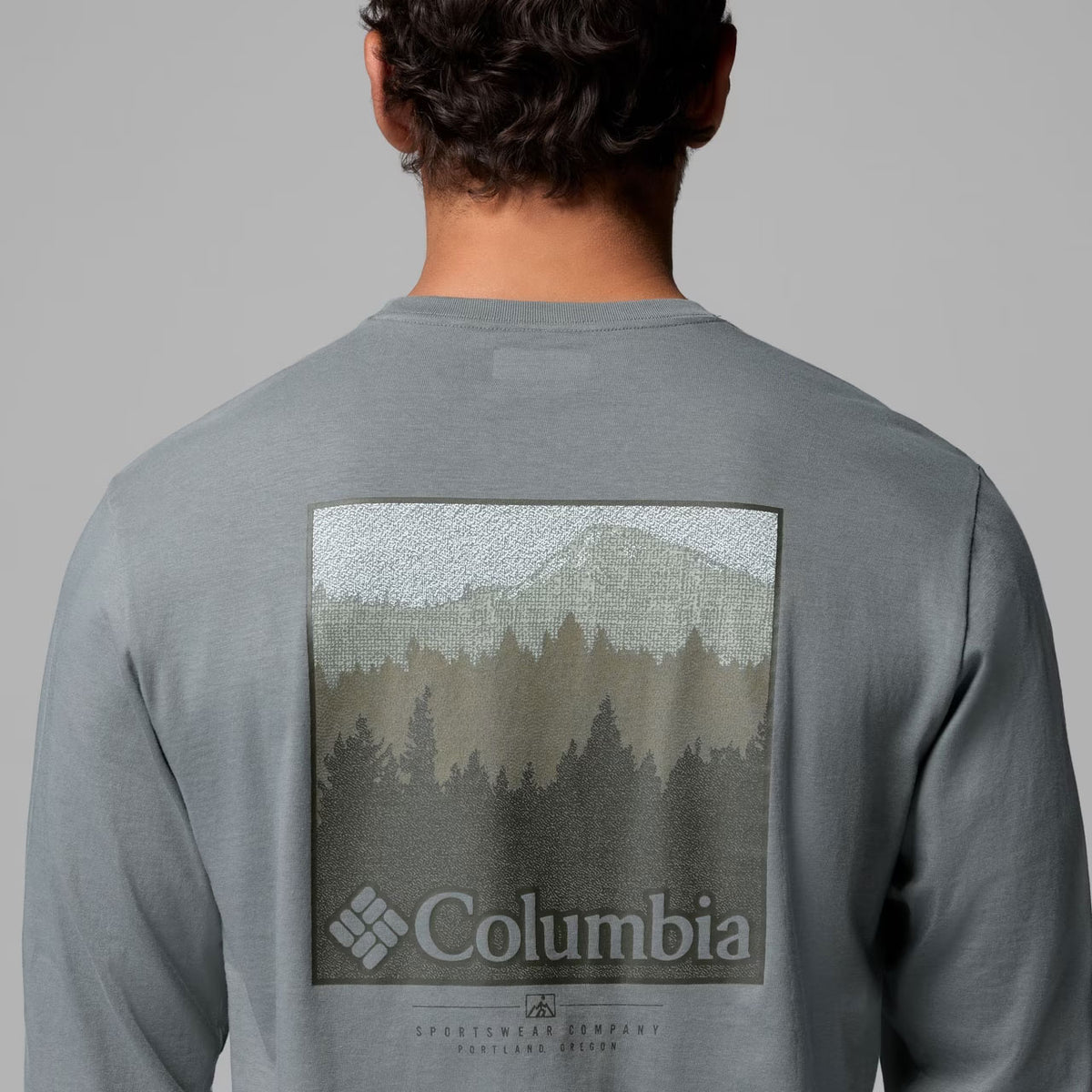CSC™ GRAPHIC LONG SLEEVE T-SHIRT Sedona Sage Textured Scene
