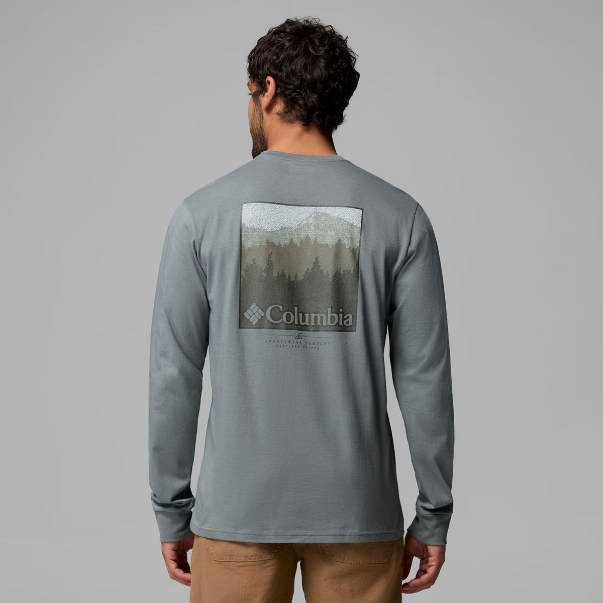 CSC™ GRAPHIC LONG SLEEVE T-SHIRT Sedona Sage Textured Scene